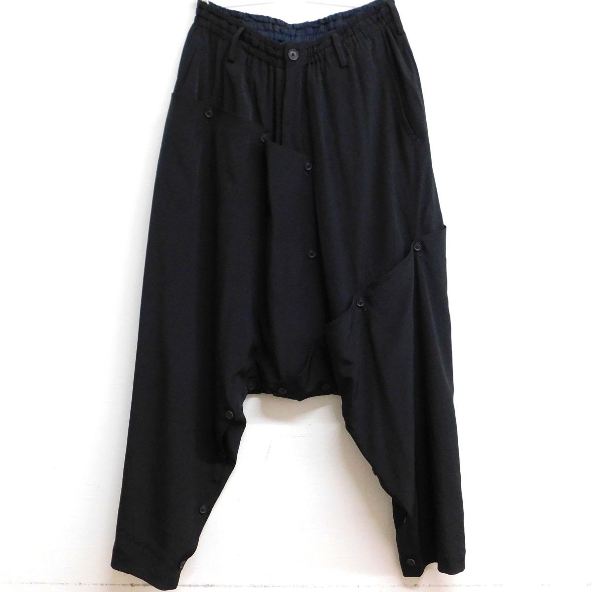 image of Yohji Yamamoto Pour Homme 2021Ss Cover Sarouel Pants in Black, Men's (Size 30)