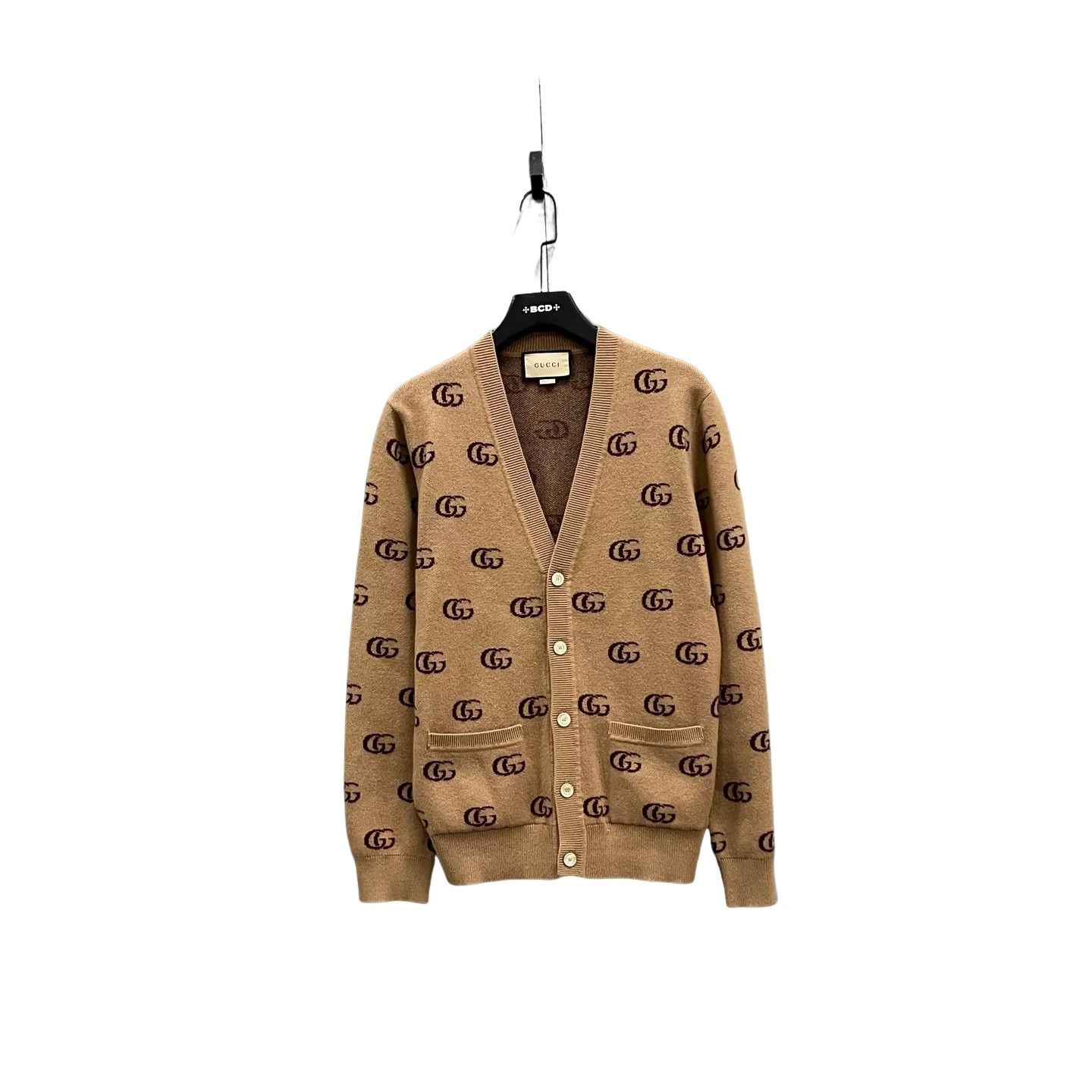 Gucci Gucci GG Monogram Jacquard Cardigan Size M Size US M / EU 48-50 / 2 - 1 Thumbnail