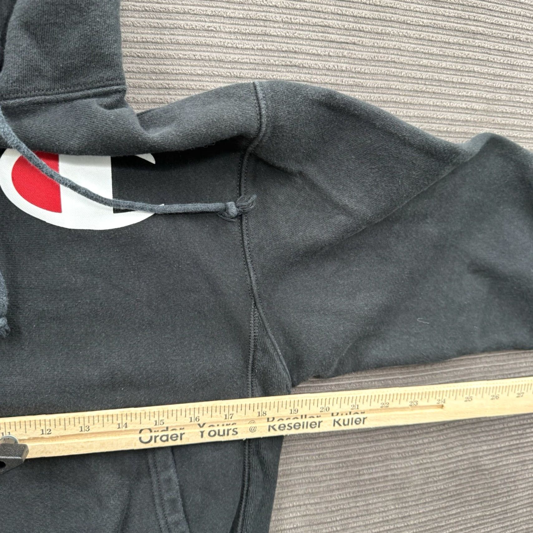 Champion Champion Hoodie Men S Black Long Sleeve Pullover Outdoors Reverse Weave Heavyweight Crew Neck Size US S / EU 44-46 / 1 - 4 Thumbnail