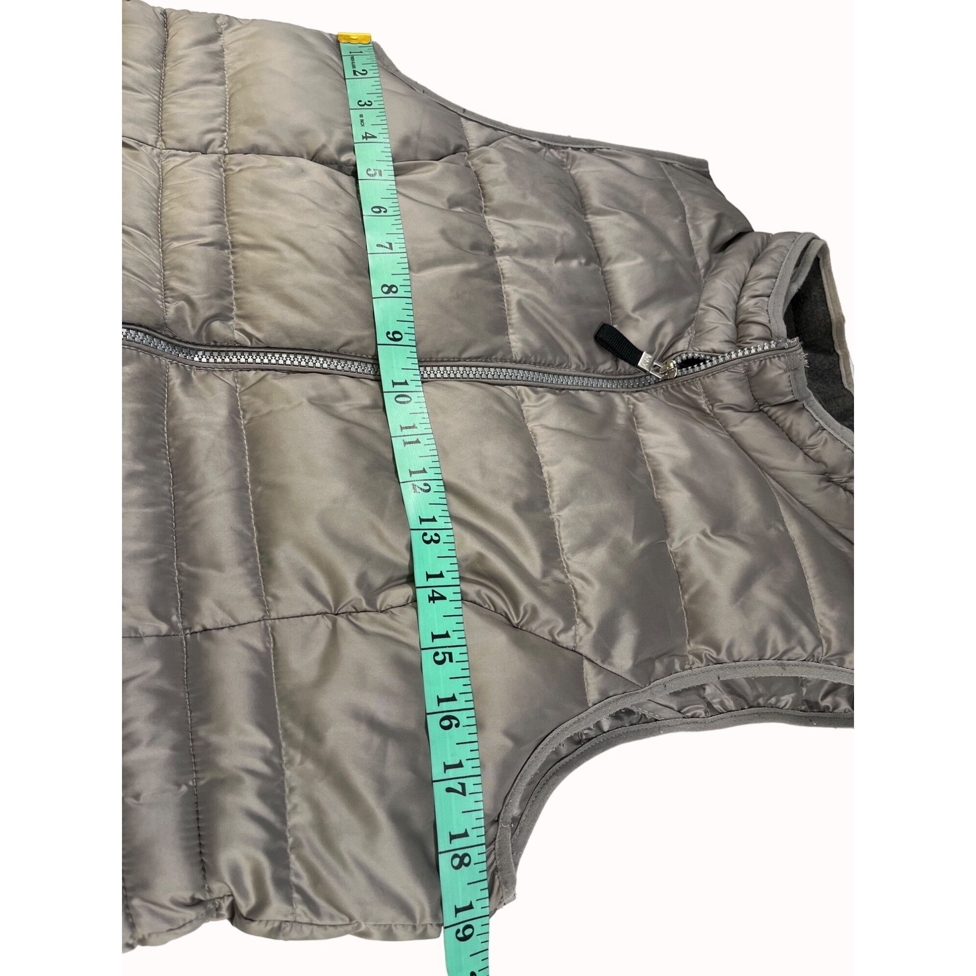 Andrew Marc Marc New York Andrew Marc Women's Grey Puffer Vest Size M SK Size M / US 6-8 / IT 42-44 - 7 Thumbnail