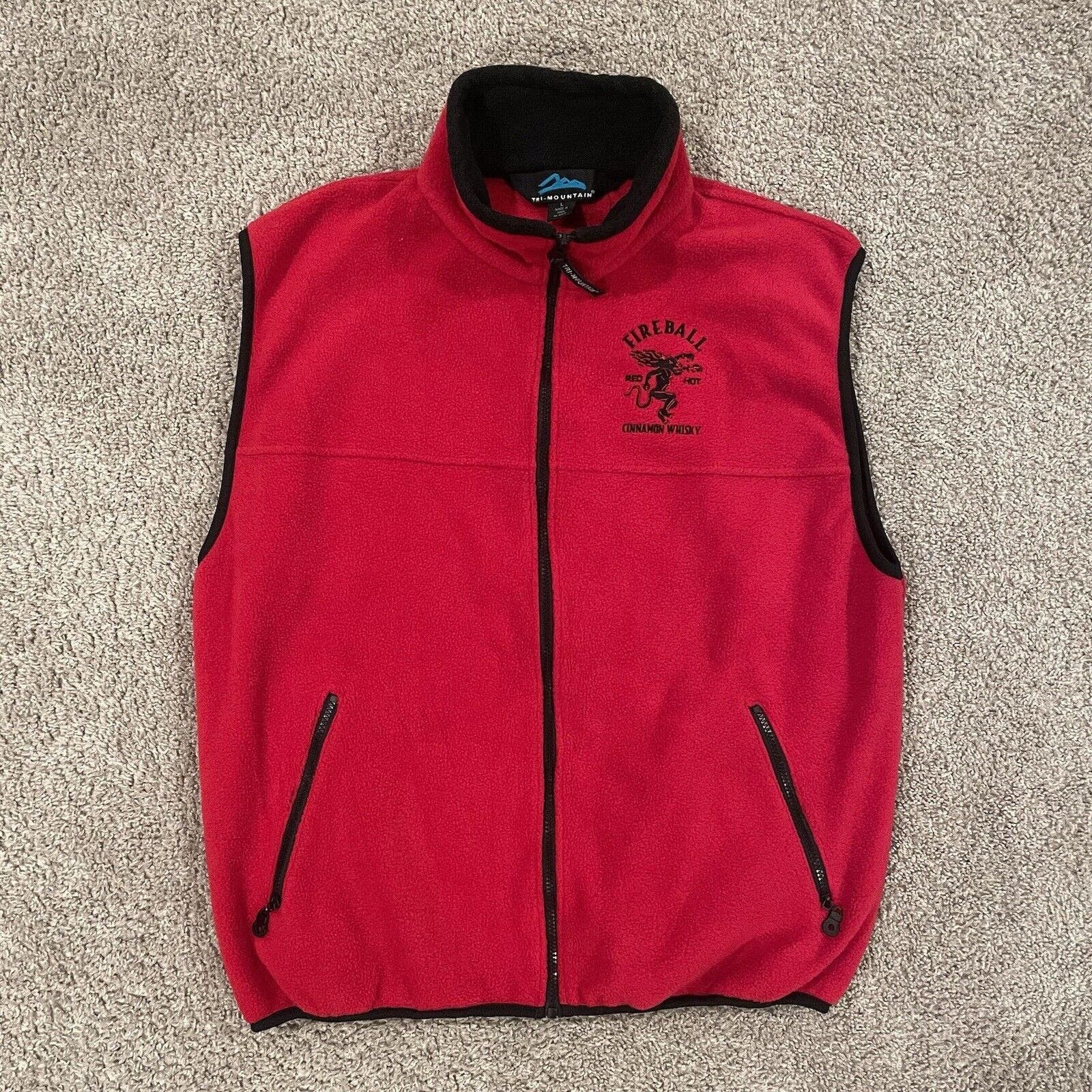 Bradley Mountain Vintage Fireball Red Sweater Vest Jacket Size Large Full Zip Size US L / EU 52-54 / 3 - 1 Thumbnail