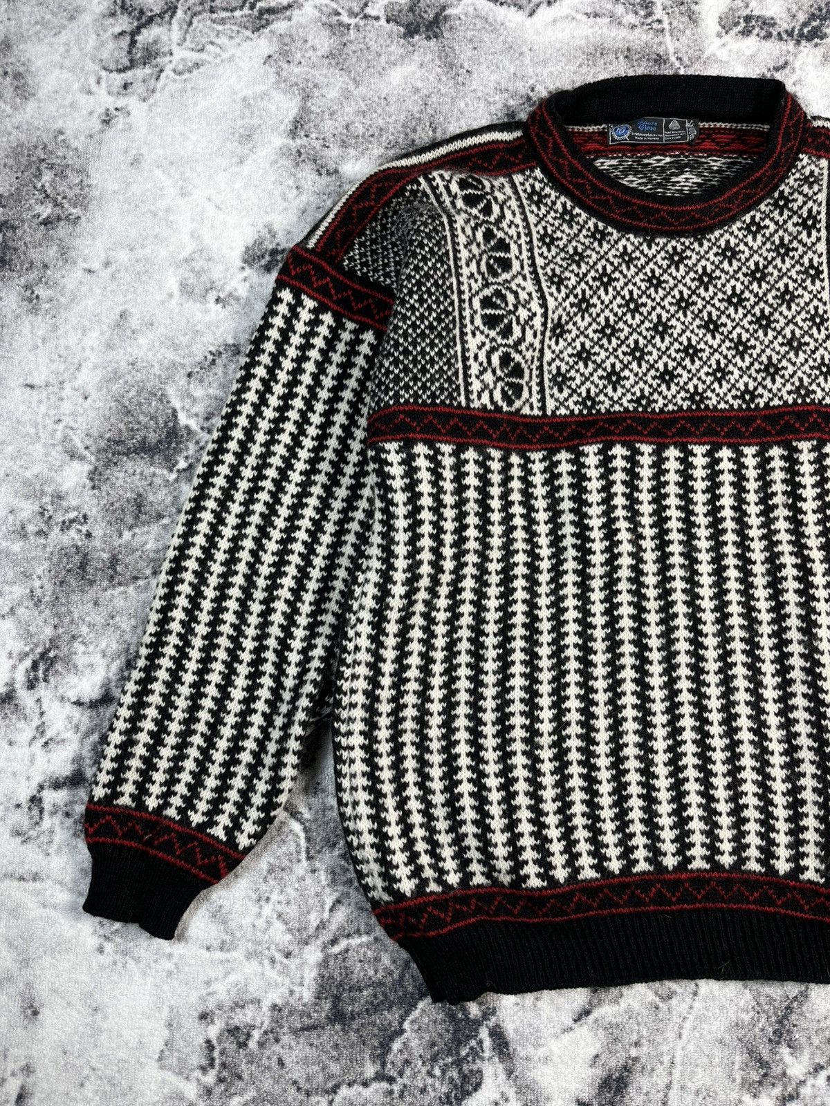 Vintage Vintage Wool Knit Sweater Made In Norway🇳🇴 Size US XL / EU 56 / 4 - 2 Thumbnail