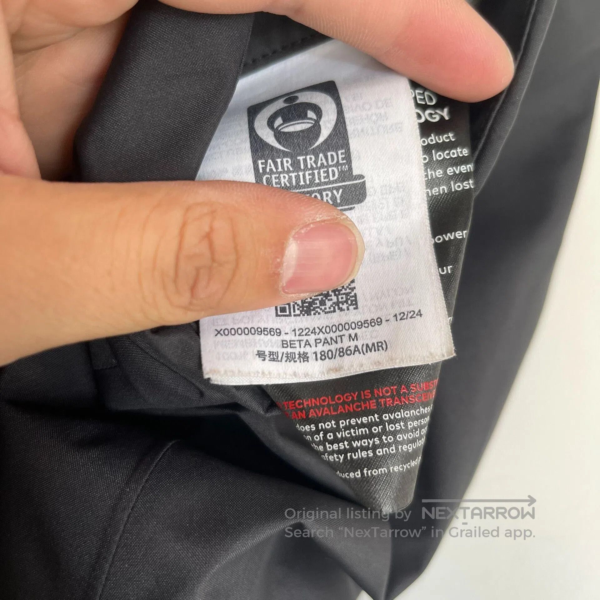 Arc'teryx Arcteryx BETA Pants Men's Black Windproof. Size US 30 / EU 46 - 7 Thumbnail