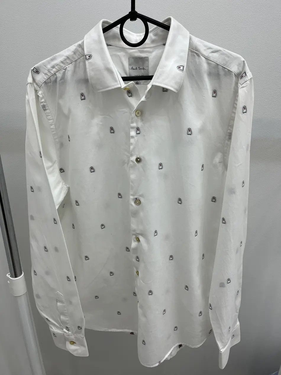 Paul Smith Paul Smith Ghost Embroidered Button Up Shirt Size US L / EU 52-54 / 3 - 1 Thumbnail