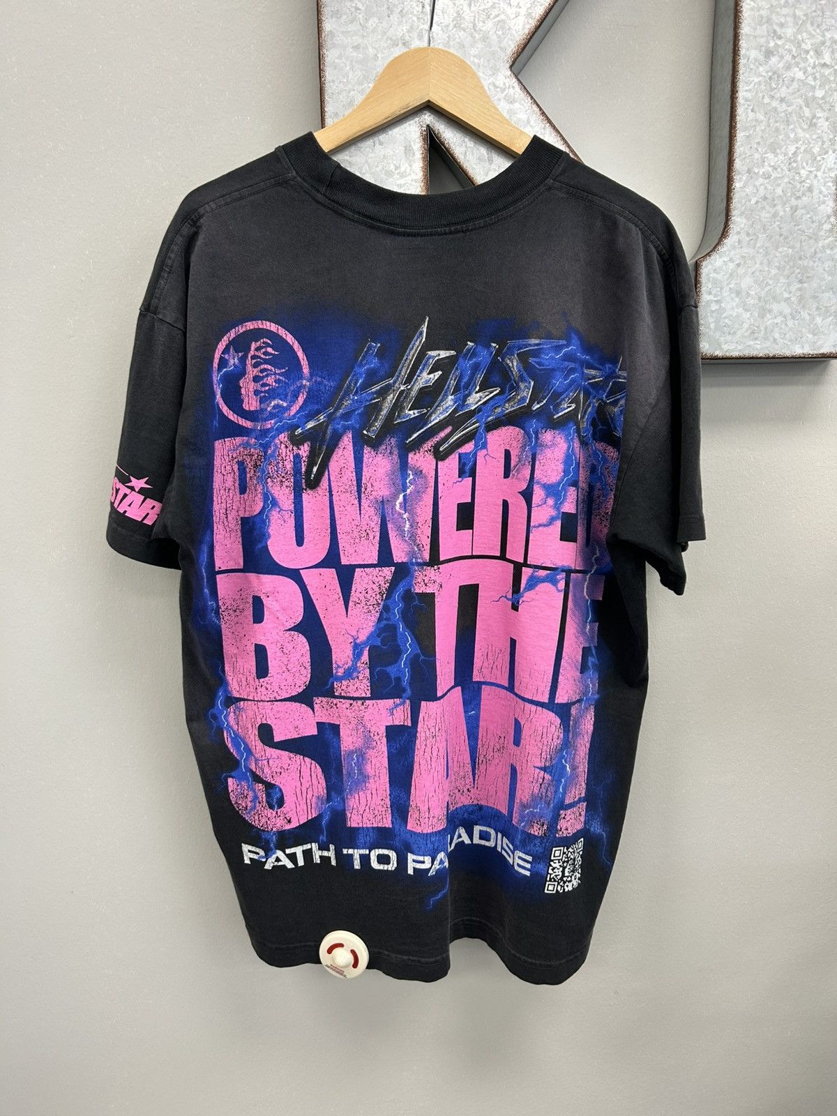 HELLSTAR Hellstar Powered By The Star Football Helmet Tee Black Size US L / EU 52-54 / 3 - 2 Thumbnail