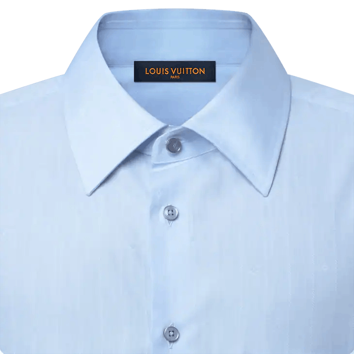 Louis Vuitton Short-Sleeved Classic Shirt - 38 M Size 38R - 4 Thumbnail