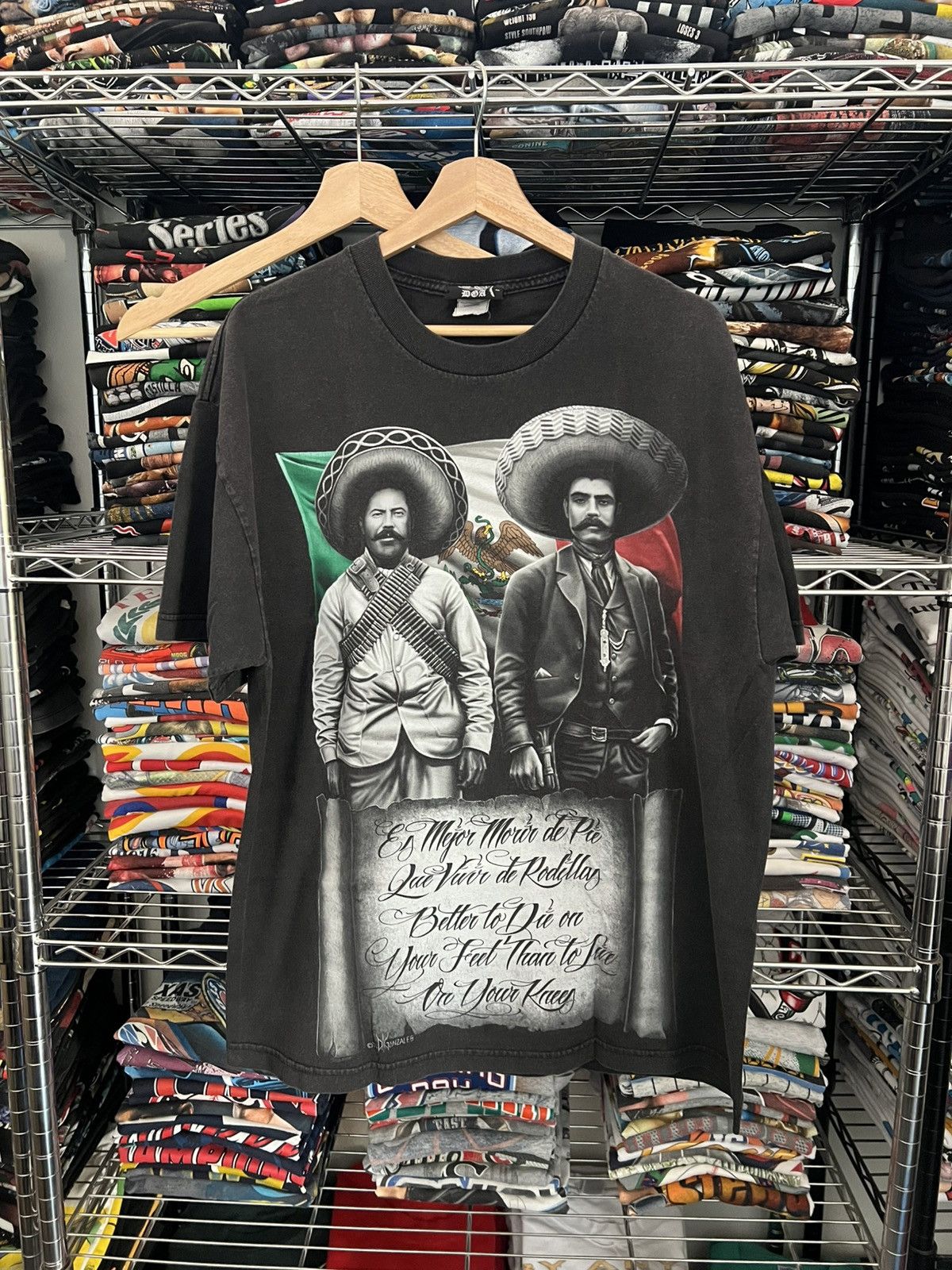 Rage Against The Machine DGA Pancho Villa Emiliano Zapata RATM EZLN Mexico Tee Size US XL / EU 56 / 4 - 1 Thumbnail