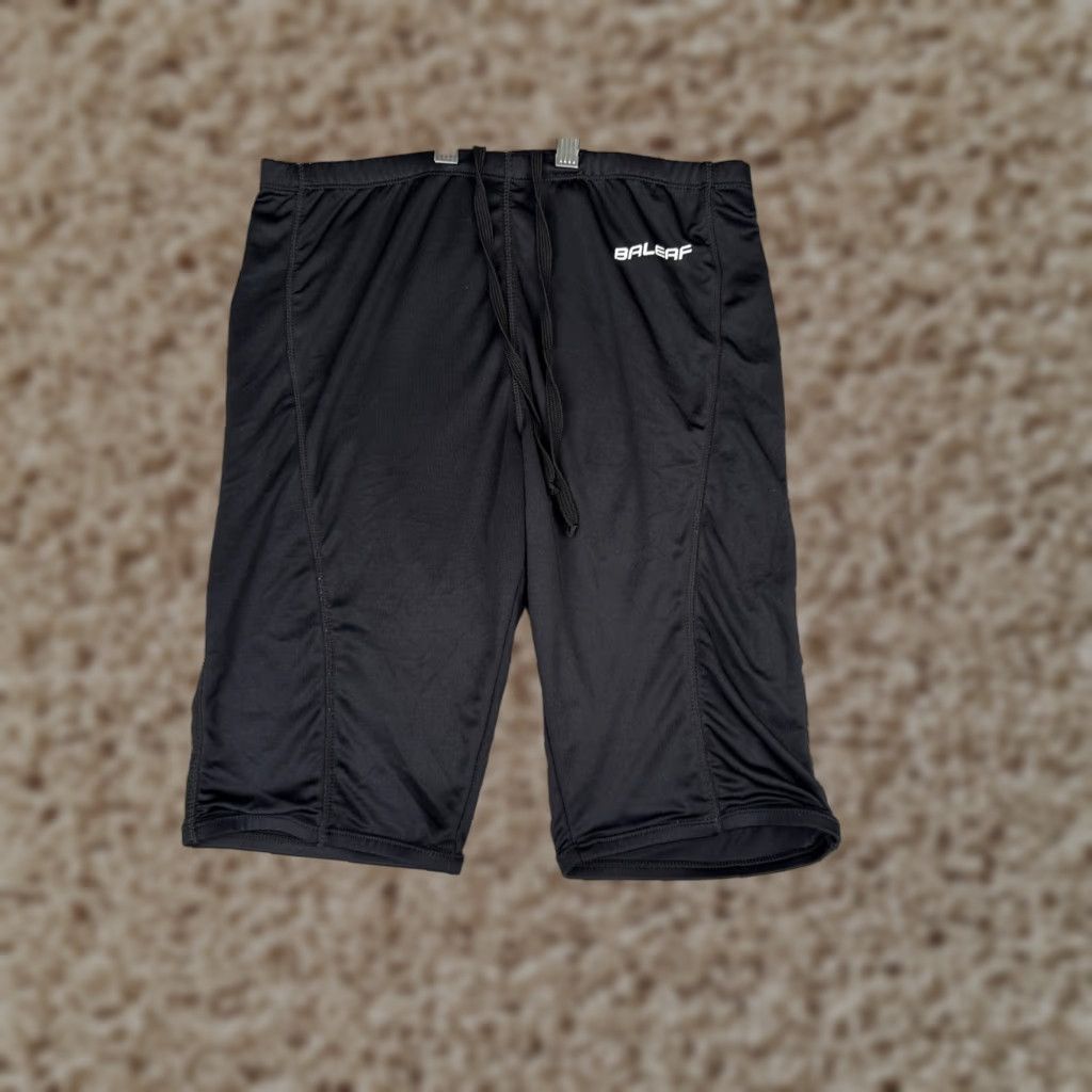 Swims Baleaf Bottom Jammer Men 32 Black Swimsuit Swim Trunk Drawstring Polyester Spandex Training Sports Size US 32 / EU 48 - 1 Thumbnail