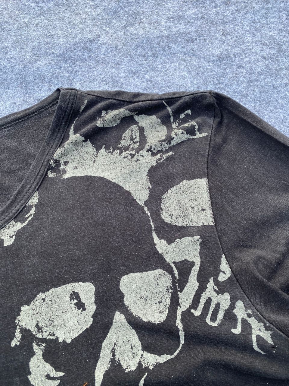 Japanese Brand Vintage Custom Custure Skulls Punk Long Sleeve Shirt Size M / US 6-8 / IT 42-44 - 5 Thumbnail