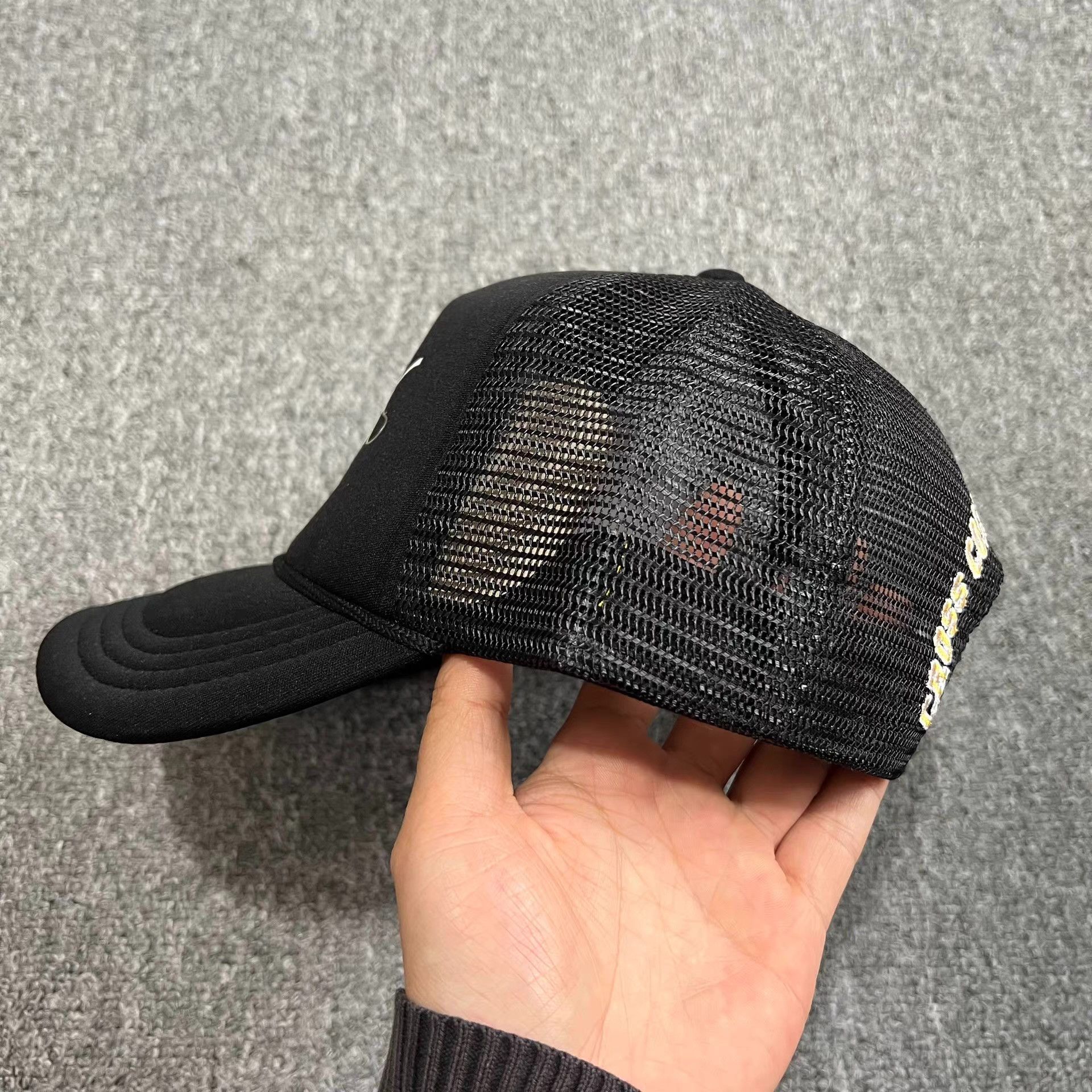 Cross Colours Cross Colours Curved BrimMeshTruckerBaseball Cap Visor Q7 Size ONE SIZE - 5 Thumbnail