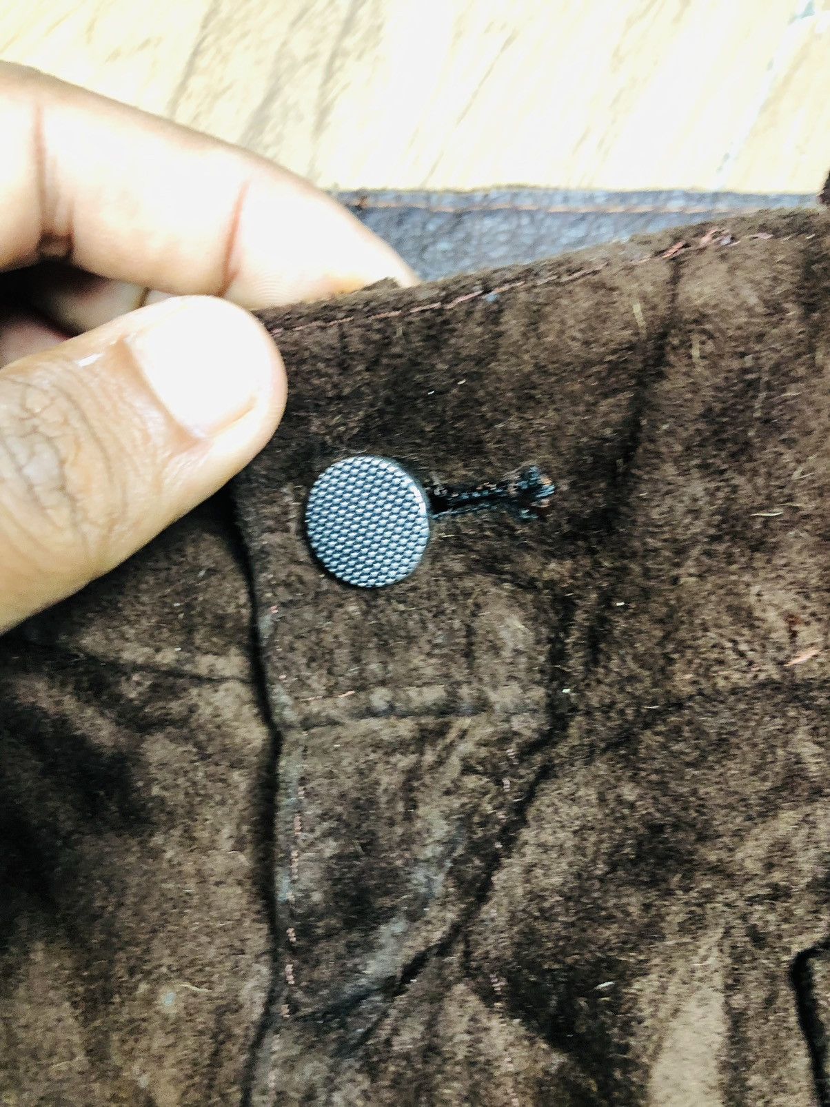 If Six Was Nine Rare Canadiaz Suede Leather Pants Flare (38) Size US 30 / EU 46 - 7 Thumbnail