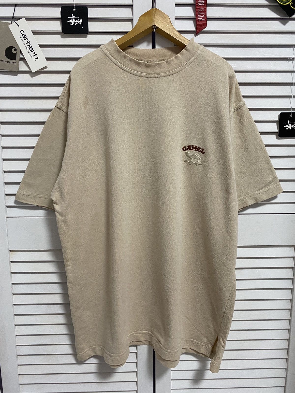 Camel × Vintage 🥯 Vintage 90s Camel Cigarettes Promo Graphic Pocket T Shirt Size US L / EU 52-54 / 3 - 1 Thumbnail