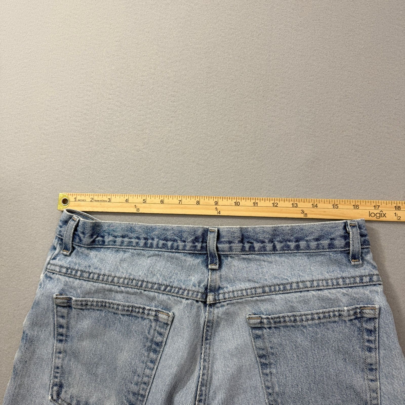 Vintage Vintage Faded Glory Jean Shorts Men's 32 Blue 10" Inseam Size US 32 / EU 48 - 8 Thumbnail