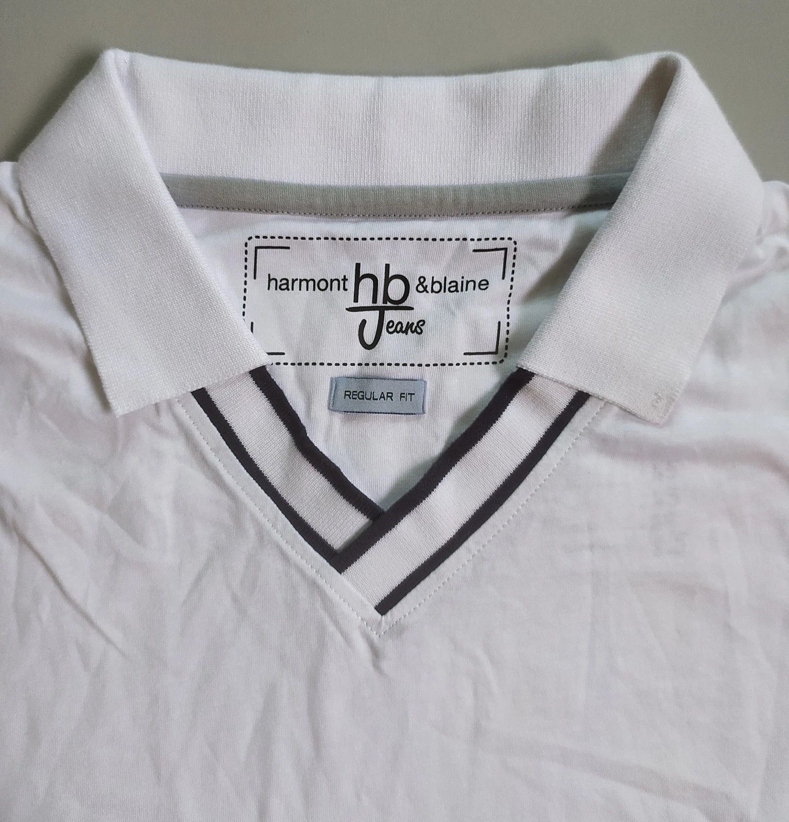 Harmont & Blaine Harmont & Blaine Jeans (HBJ) Shortsleeves Polo Shirt ASM1971 Size US XL / EU 56 / 4 - 3 Thumbnail