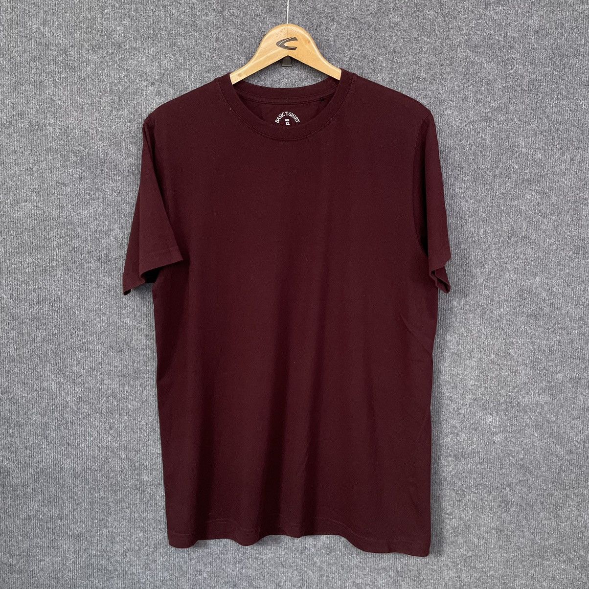 GU GU Blank Burgundy T Shirt Size US L / EU 52-54 / 3 - 1 Thumbnail