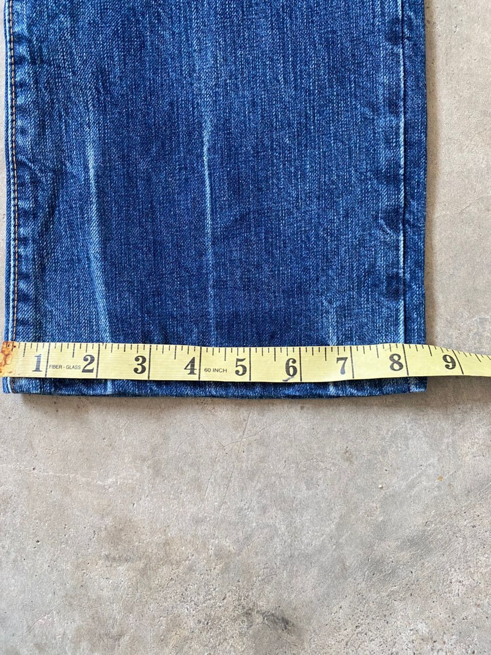 Japanese Brand Vintage River & Blue Flare Distressed Denim Size US 32 / EU 48 - 7 Thumbnail