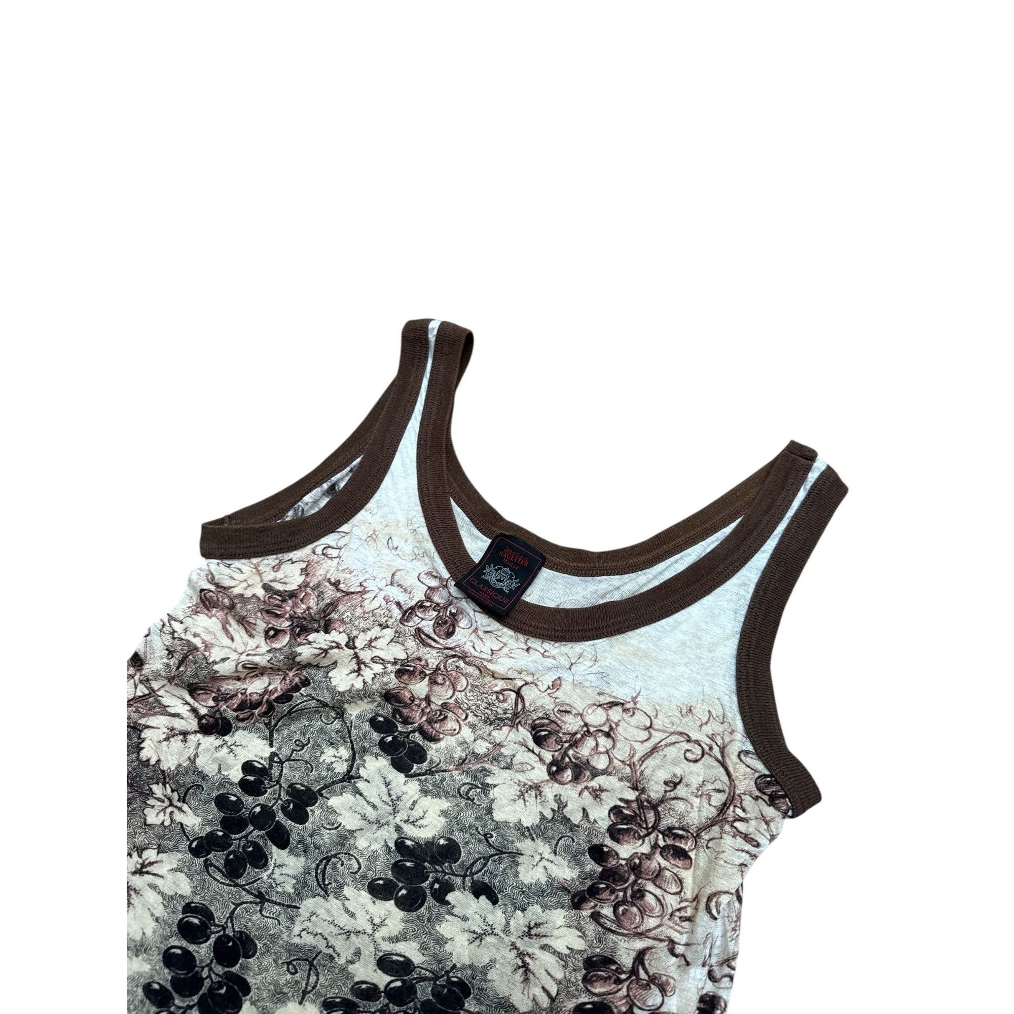 Jean Paul Gaultier Vintage Grapes Mesh Tank Top Size S / US 4 / IT 40 - 2 Thumbnail