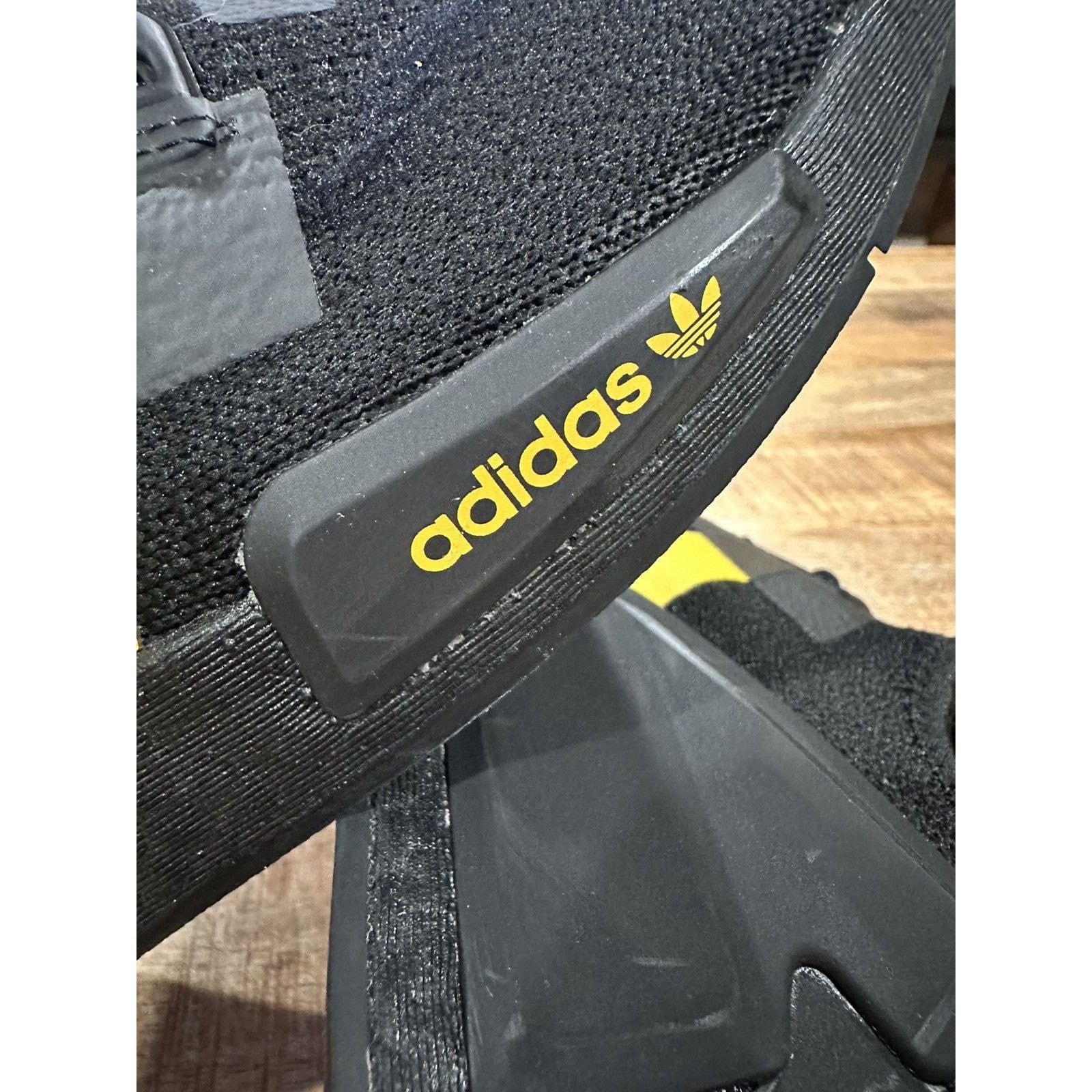 Adidas Adidas NMD R1 V2 Core Black Solar Gold Sz. 10.5 Size US 10.5 / EU 43-44 - 12 Thumbnail