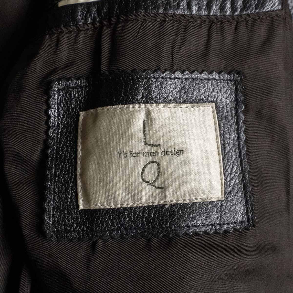 Yohji Yamamoto YOHJI YAMAMOTO LQ Y's for men Leather design coat Size US XXL / EU 58 / 5 - 3 Thumbnail