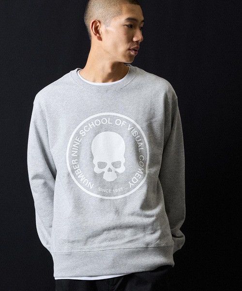 Number (N)ine Number nine SCHOOL OF VISUAL COMEDY CREWNECK SWEATSHIRT Size US L / EU 52-54 / 3 - 3 Thumbnail