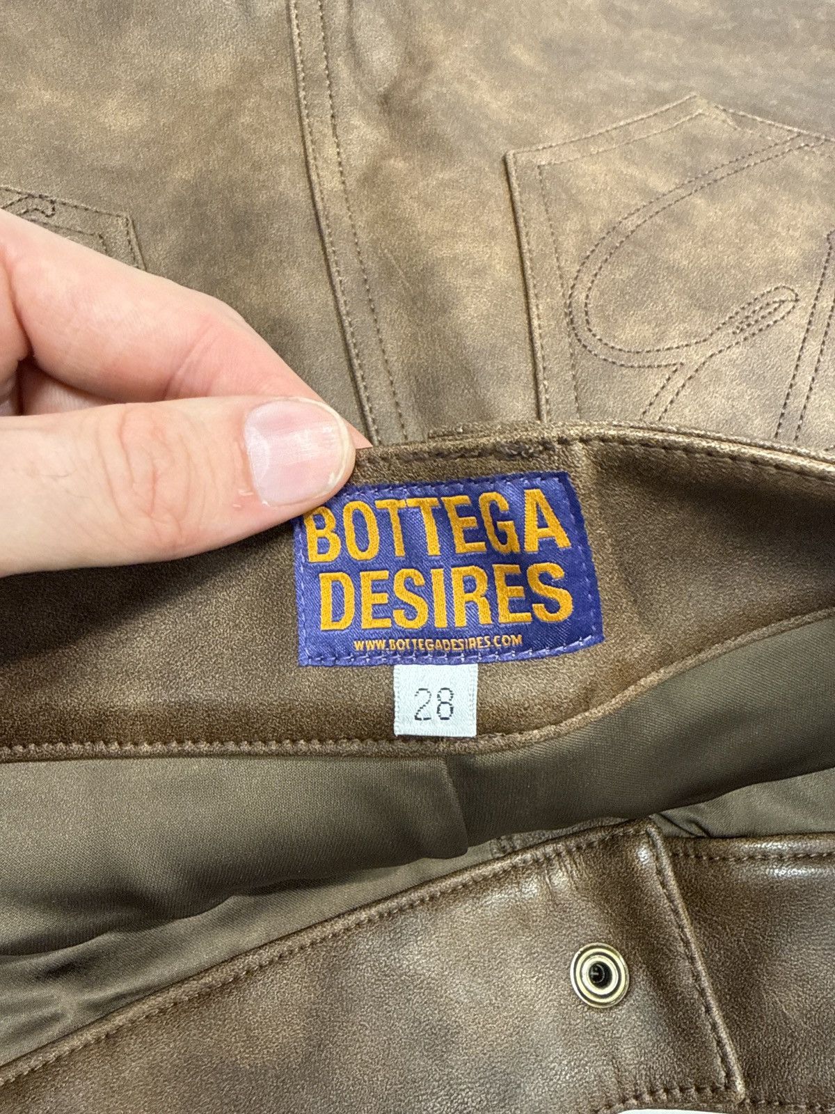 Bottega Desires Bottega Desires Leather Shorts Size US 28 / EU 44 - 3 Thumbnail