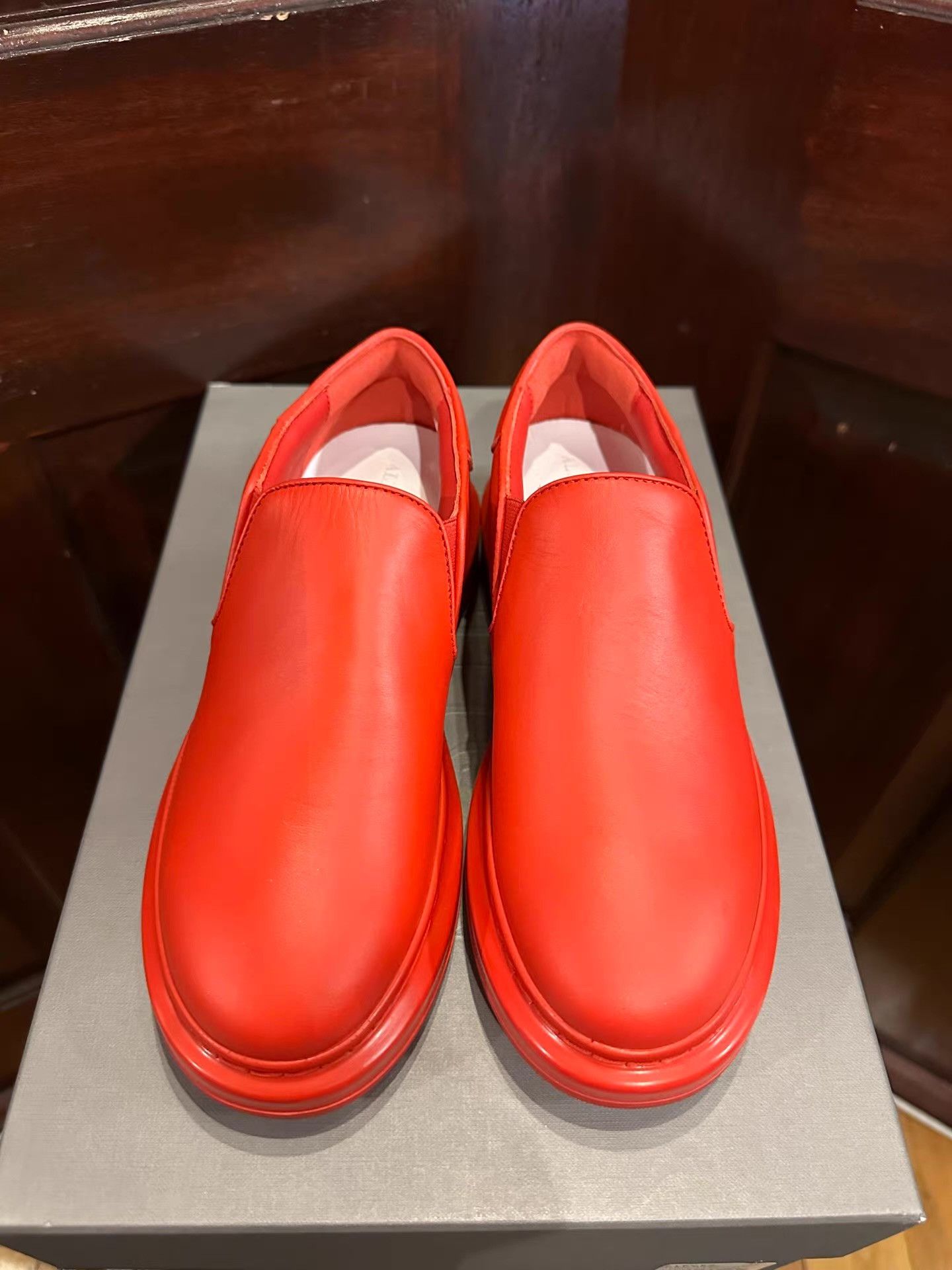 Alexander McQueen Alexander McQueen Platform Slip‑Ons, Calfskin Ｑ25 Size US 7 / IT 37 - 5 Thumbnail