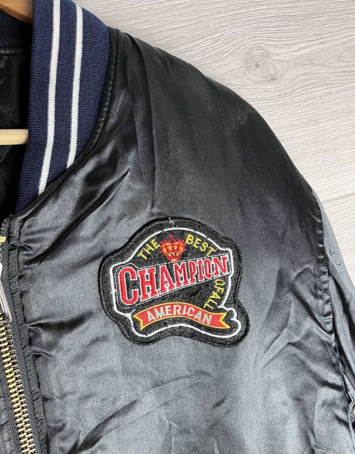 Japanese Brand Vintage bomber MA-1 CHAMPION AMERICAN Y2K retro men’s size M Size US M / EU 48-50 / 2 - 13 Thumbnail