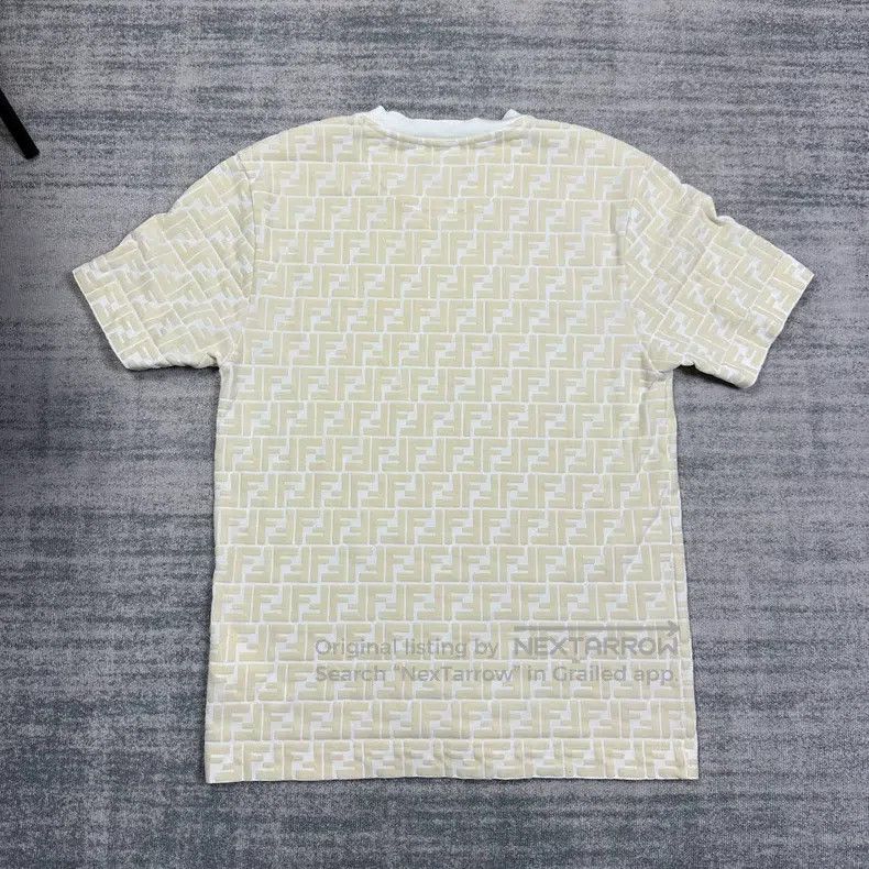 Fendi Fendi Solid Color Letter Logo Printed Short Sleeve T-Shirt Size US XS / EU 42 / 0 - 2 Thumbnail