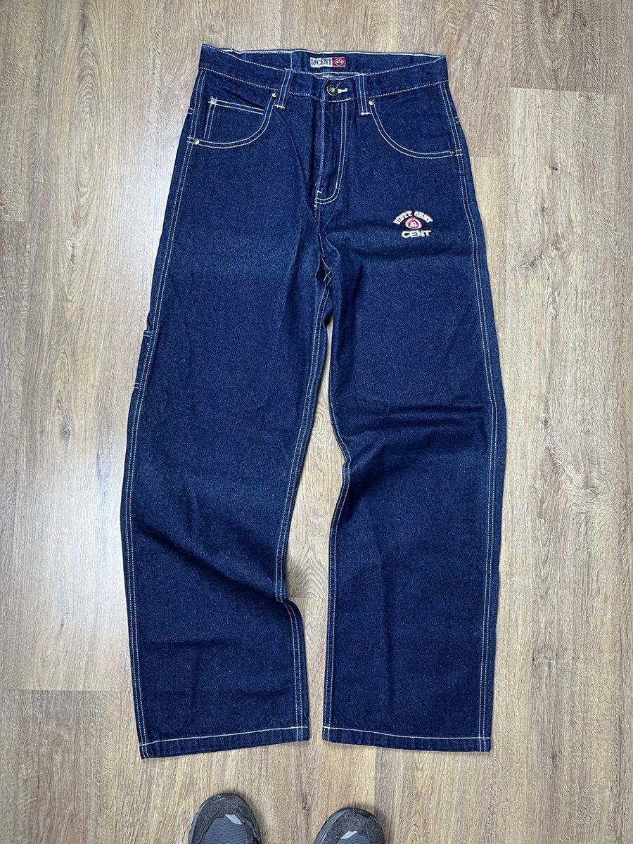 50 Cent × Vintage ➕ baggy 50 cent carpenter vintage jeans hip hop skate style Size US 31 - 2 Thumbnail