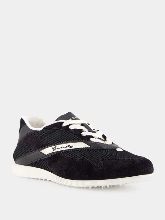 Givenchy o1w1db10925 Show Low Top Runner Sneakers in Black Size US 10 / EU 43 - 2 Thumbnail