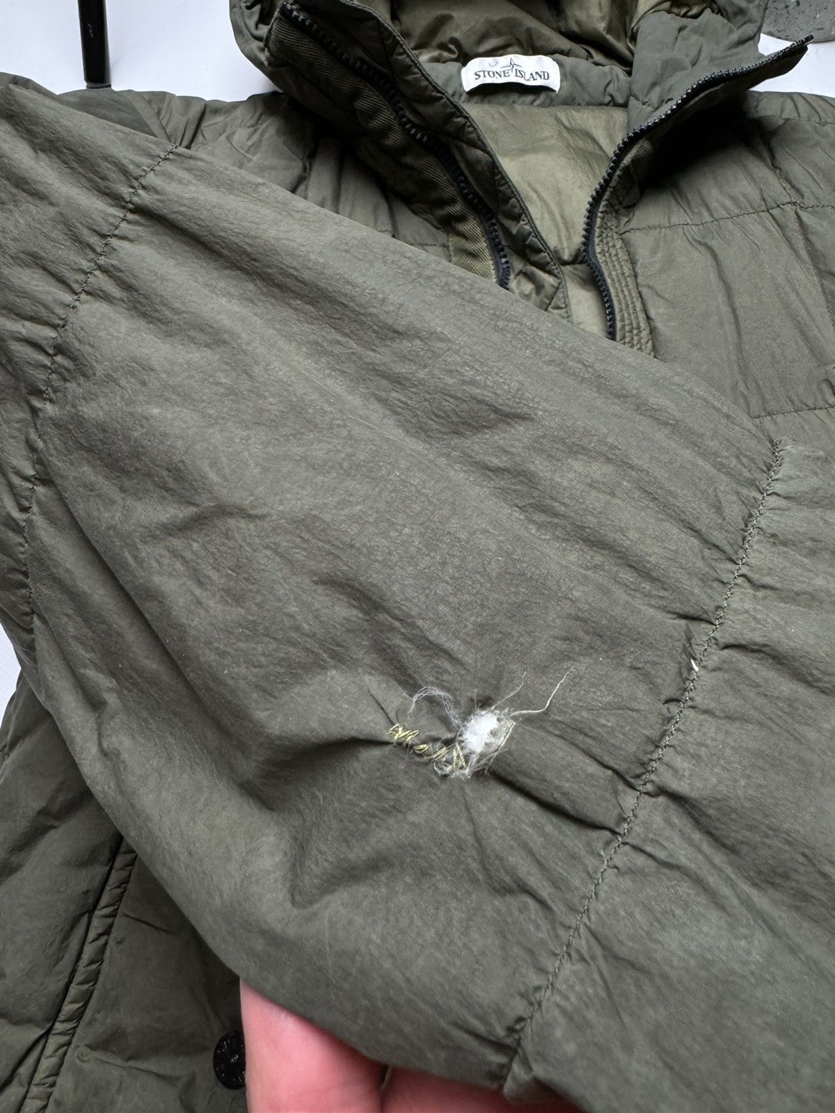 Stone Island × Vintage Rare vintage Puffer jacket Stone island crinkle reps Size US S / EU 44-46 / 1 - 7 Thumbnail