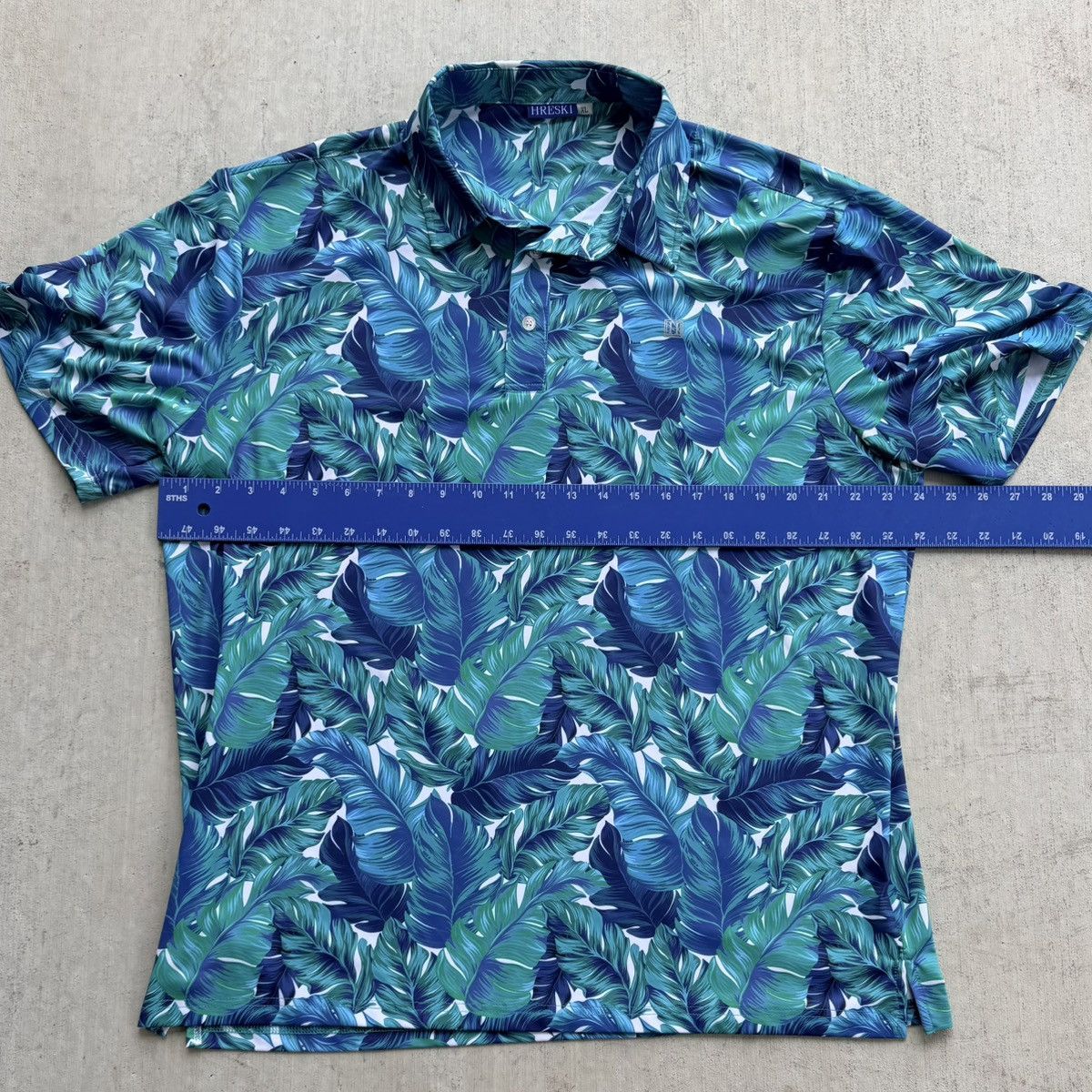 Other Hreski Golf Polo Shirt Floral All Over Print Size XL Size US XL / EU 56 / 4 - 6 Thumbnail