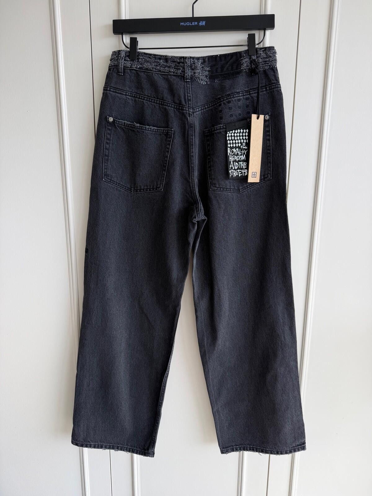 Ksubi new Ksubi mens jeans maxx asher black trashed 32 denim jean Size US 32 / EU 48 - 5 Thumbnail