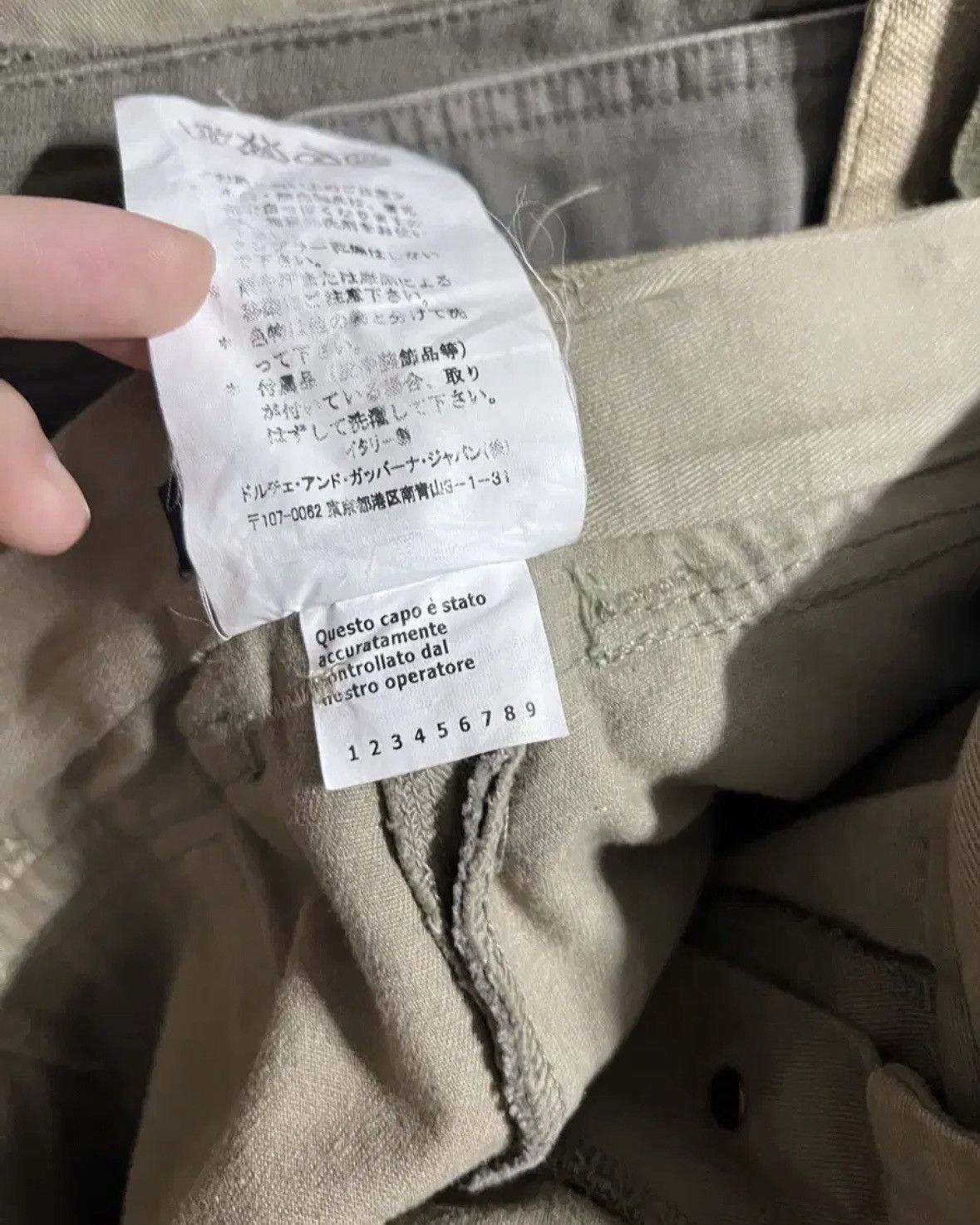 Dolce & Gabbana *rare* Dolce & Gabana AW2003 military reconstructed pants Size US 32 / EU 48 - 4 Thumbnail