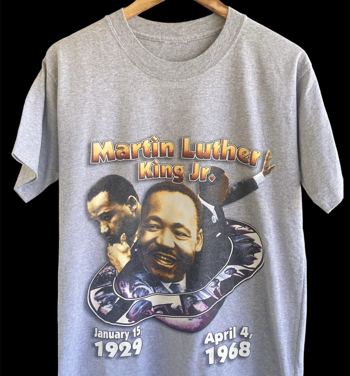 Rap Tees Vintage Martin Luther King T-Shirt Y2K 90s Rap Tee MLK Jr Size US M / EU 48-50 / 2 - 3 Thumbnail
