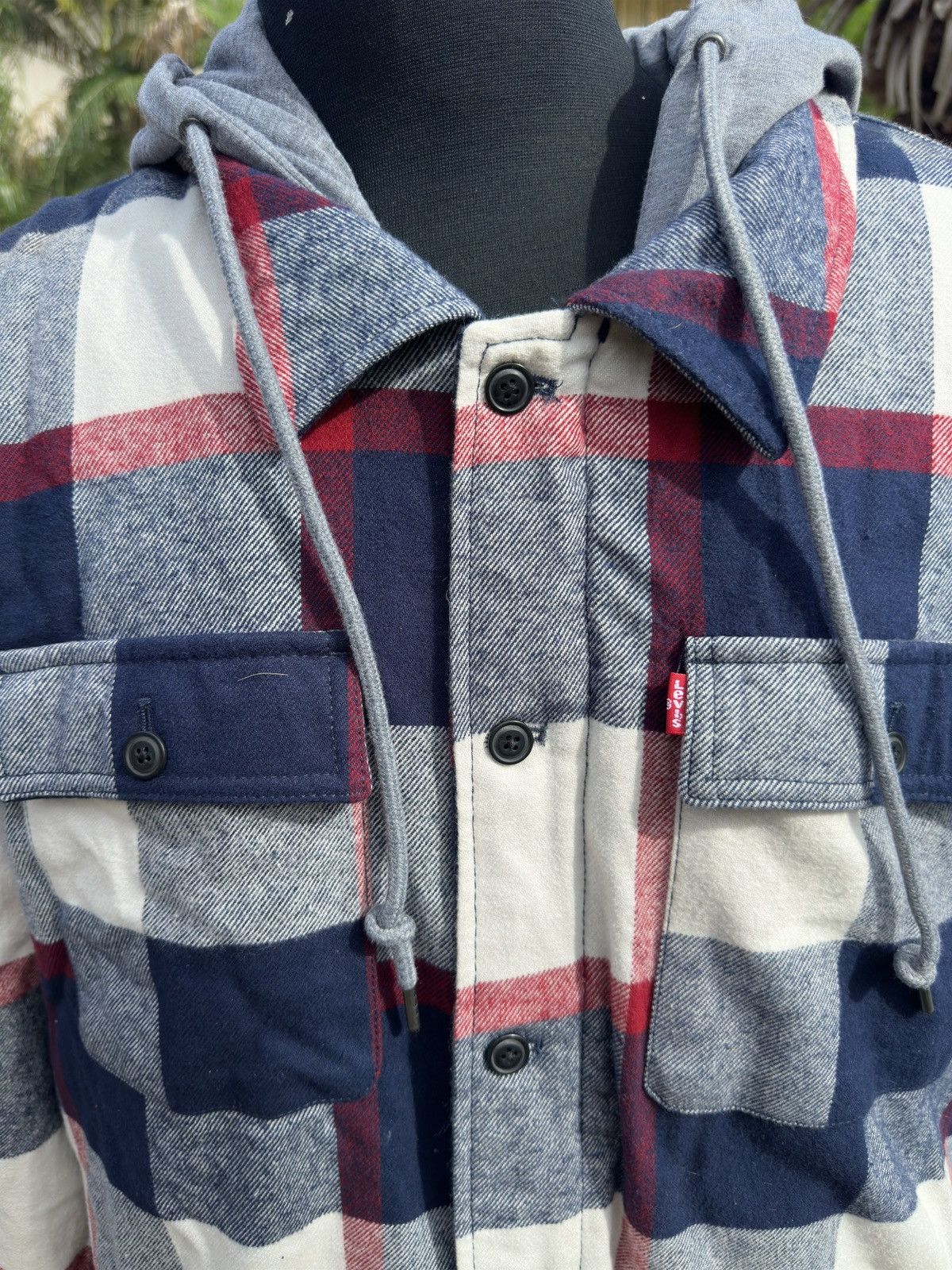 Levi's PreOwned Levis Hoodie Trucker Jacket Men's XXL Sherpa Lined Size US XXL / EU 58 / 5 - 3 Thumbnail