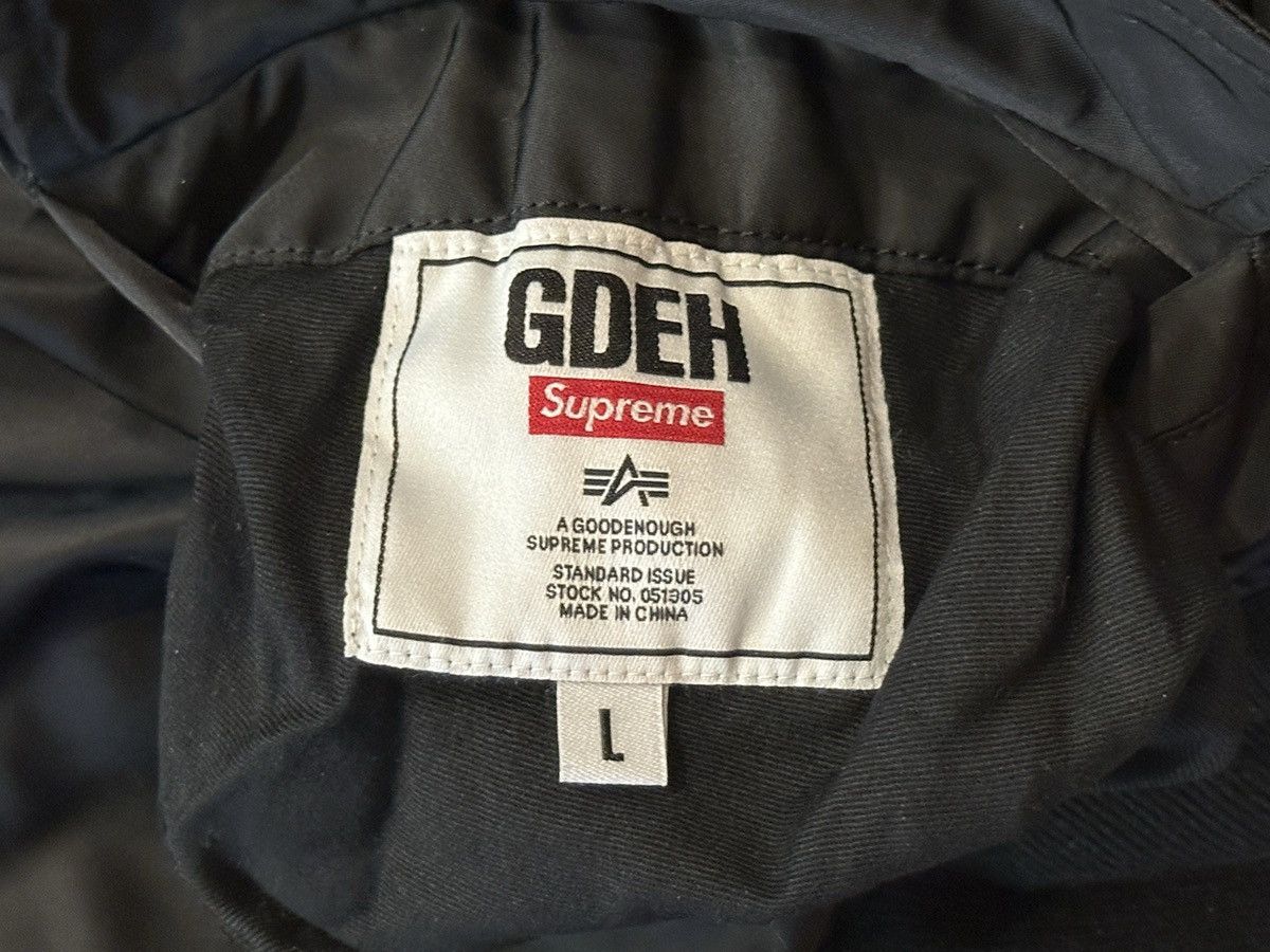 Alpha Industries × GOODENOUGH × Supreme Supreme x GOODEnough Reversible Flight Jacket - Black Large Size US L / EU 52-54 / 3 - 5 Thumbnail