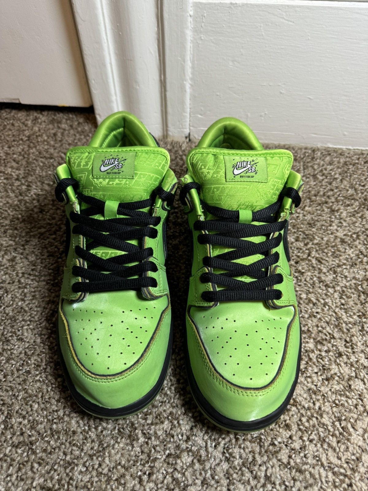 Nike Nike SB Dunk Low Powerpuff Buttercup Size 9.5 Sneakers Shoes Size US 9.5 / EU 42-43 - 3 Thumbnail