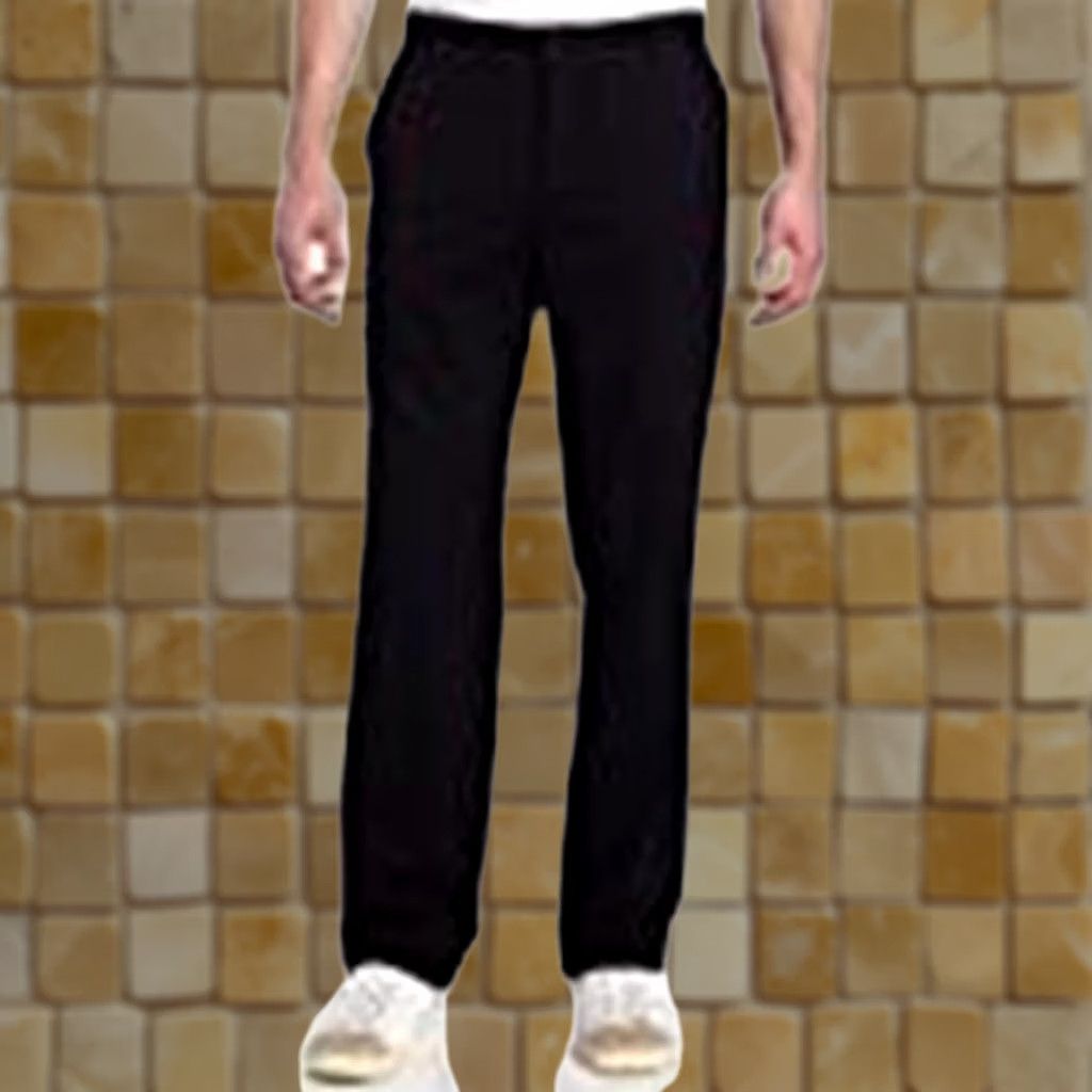 Dockers DOCKERS Men's Easy Khaki Flat Front Straight Pants Black size 36 x 32 Size US 36 / EU 52 - 1 Preview