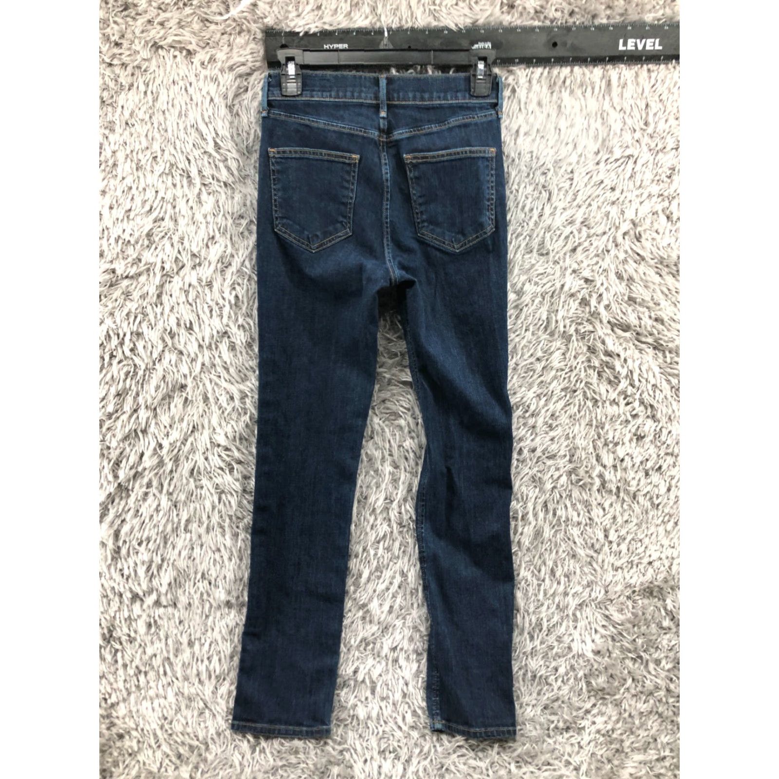 Rag & Bone rag & bone Jeans Skinny Womens Dark Wash Blue 25 Regular Inseam 29 in Cotton Denim Size 42" / US 20 - 5 Thumbnail