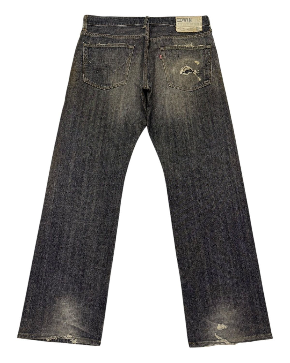 Edwin BAGGY EDWIN XU EXCLUSIVE VINTAGE MODEL RUSTY MUD WASH JEANS Size US 34 / EU 50 - 2 Thumbnail