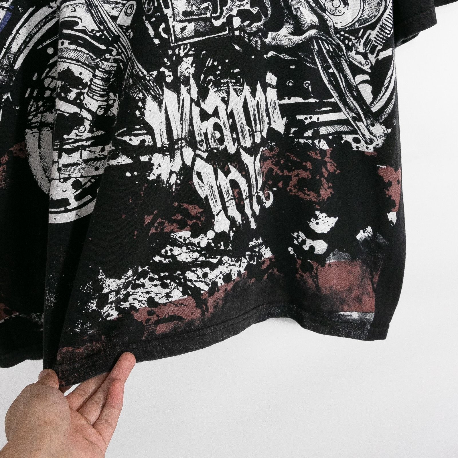 Vintage Vintage Miami Ink Reaper Biker T Shirt 3XL Tattoo Rockabilly Size US XXL / EU 58 / 5 - 3 Thumbnail