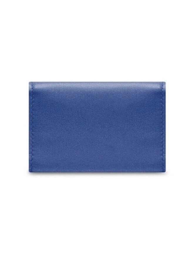 Balenciaga o1mt1gz1124 Size: OS / Papier Mini Wallet in Blue Size ONE SIZE - 4 Thumbnail