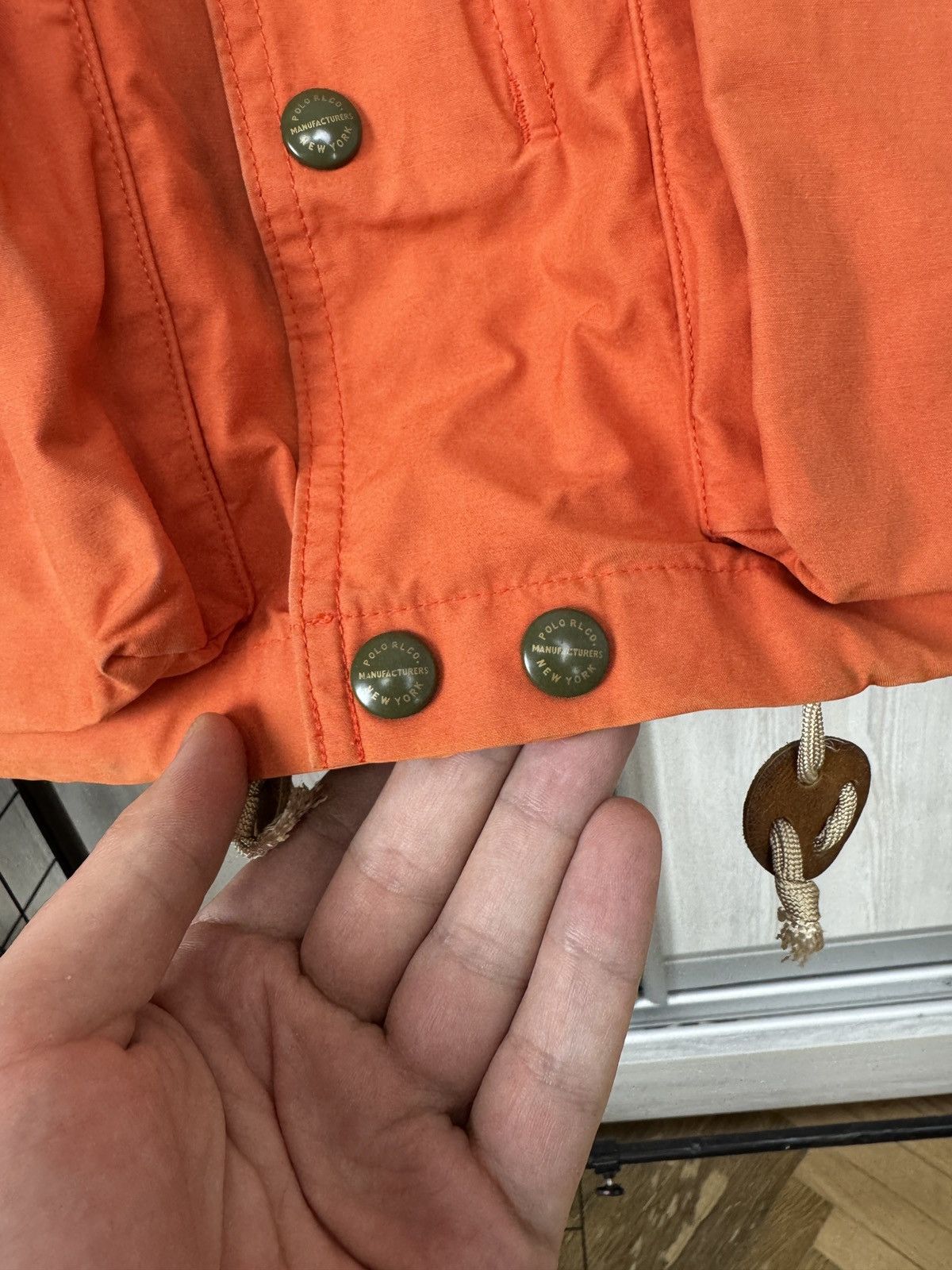 Polo Ralph Lauren Polo Ralph Lauren vintage orange dirty style talon jacket Size US S / EU 44-46 / 1 - 12 Thumbnail