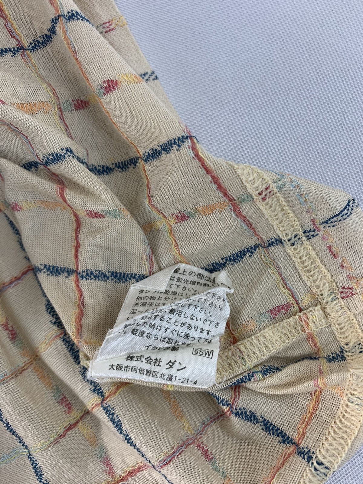 Alberto Alberto Rubini Made In Italy Checked Single Pocket Polo Tee Size US M / EU 48-50 / 2 - 8 Thumbnail
