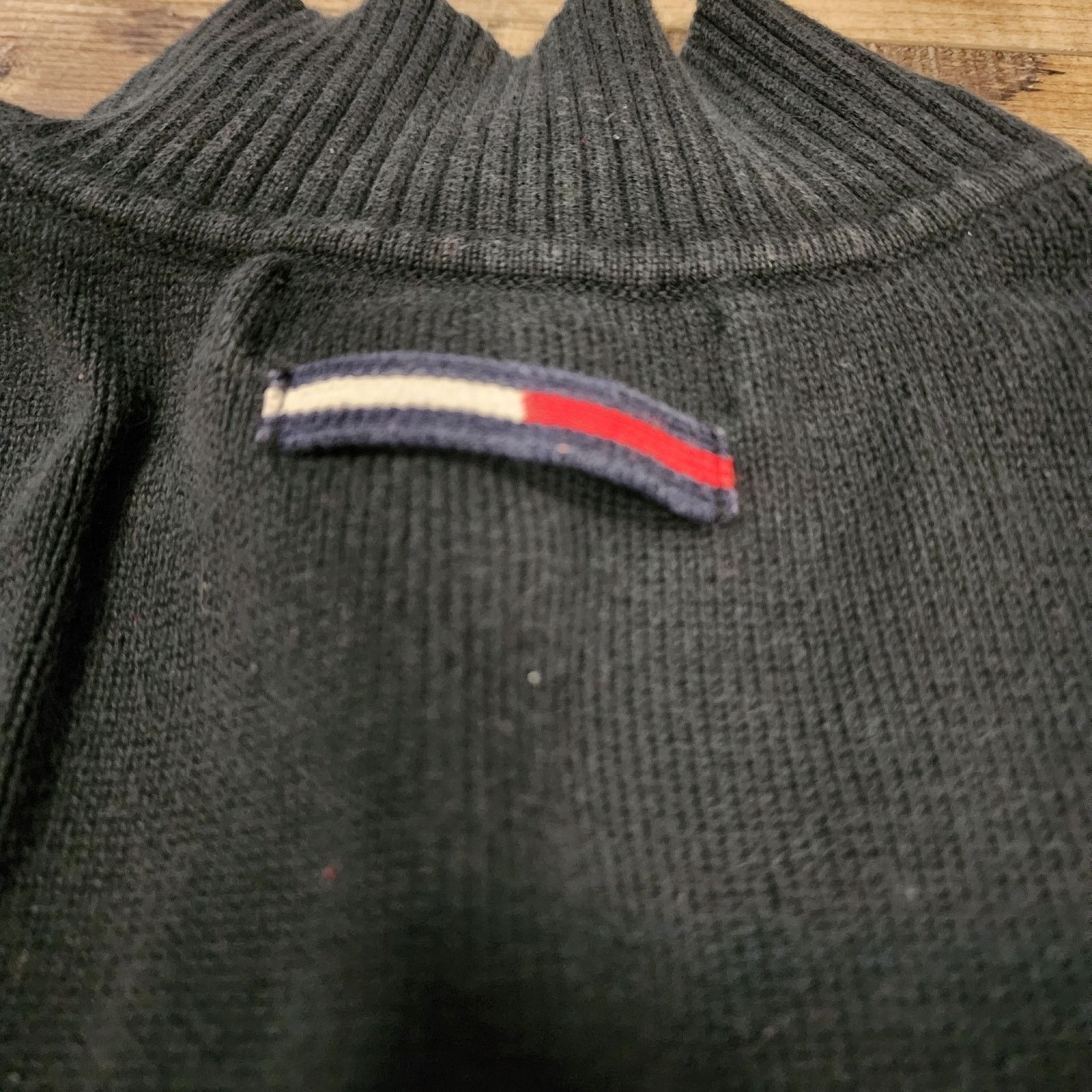 Tommy Hilfiger Tommy Hilfiger Black womens sweater 1/4 zip 2X 2376 Size XXL / US 16-18 / IT 52-54 - 5 Thumbnail