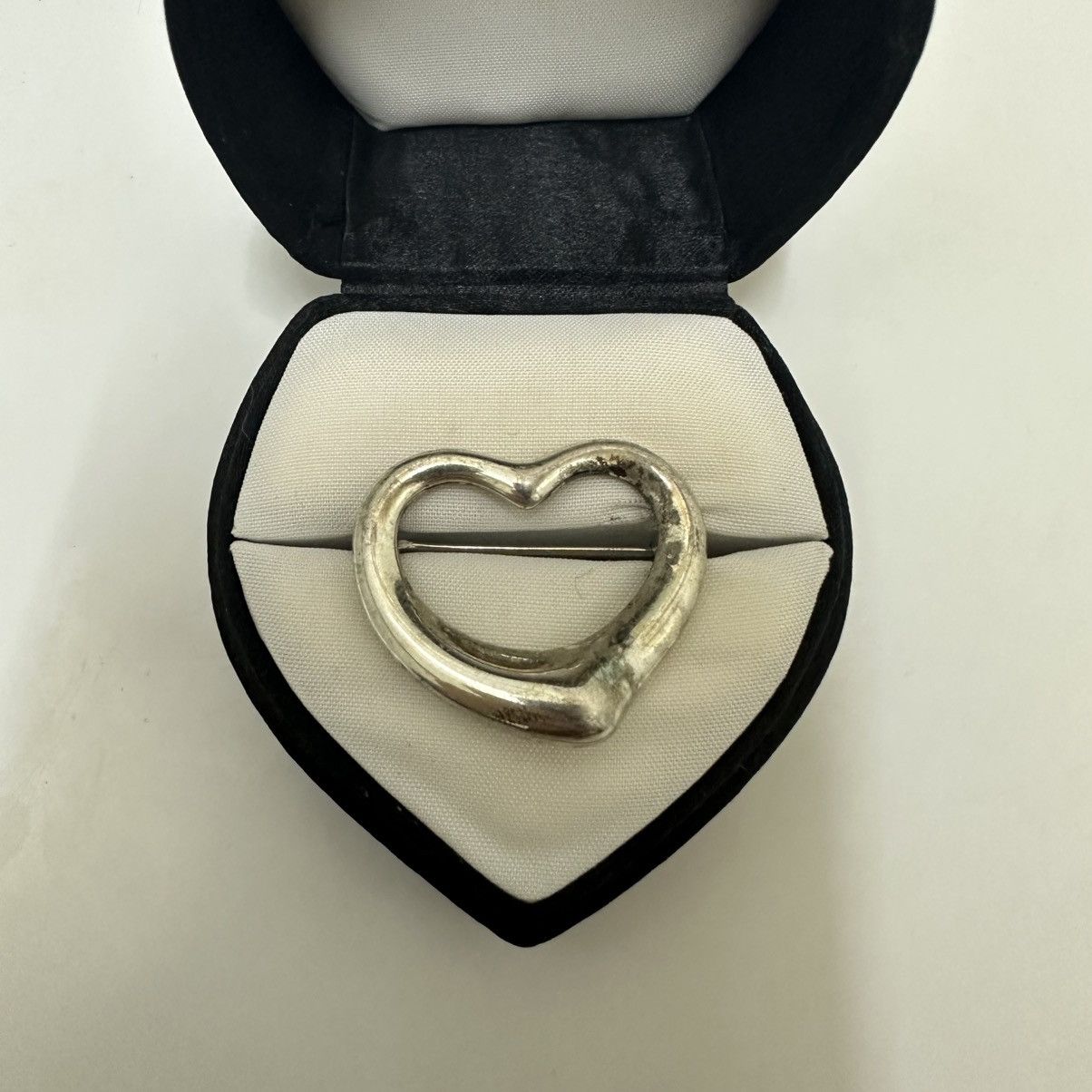 Tiffany & Co. Tiffany & Co. Elsa Peretti Open Heart Brooch 925 Silver Size ONE SIZE - 5 Thumbnail