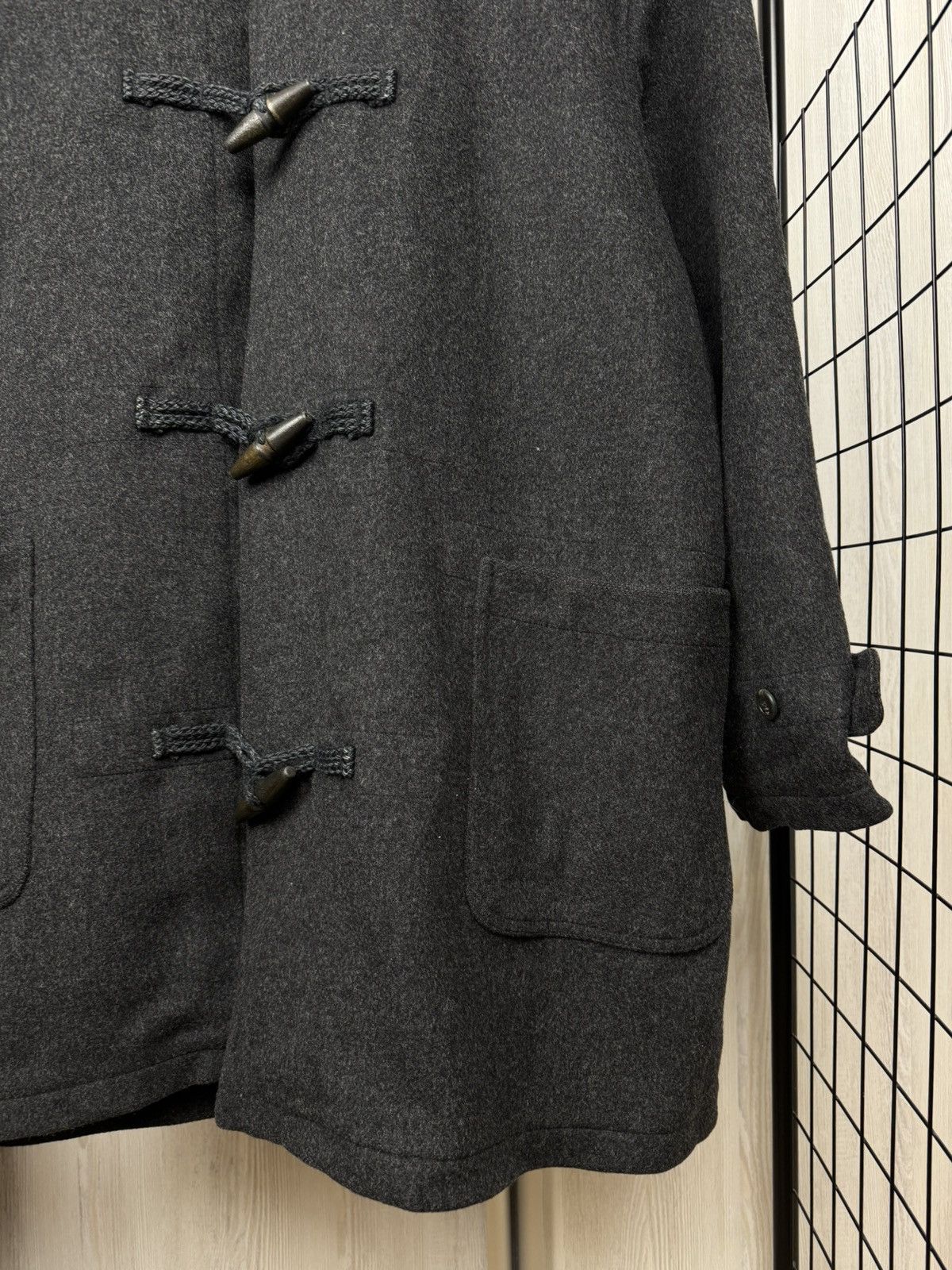 Polo Ralph Lauren Polo Ralph Lauren Double-Faced wool grey vintage duffle coat Size US L / EU 52-54 / 3 - 4 Thumbnail