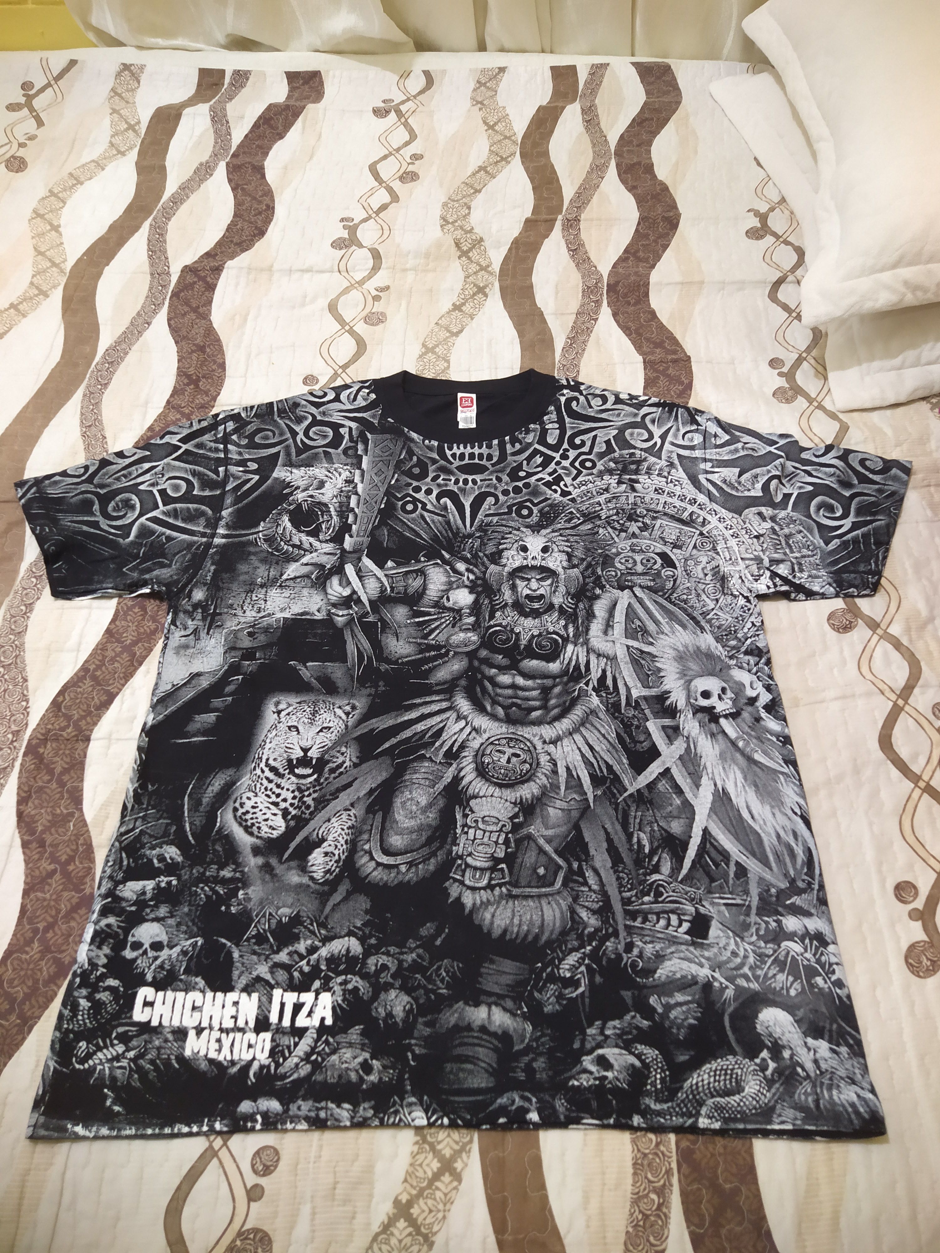 Other Chichen Itza Mexico full print casual shirt Size US L / EU 52-54 / 3 - 7 Thumbnail