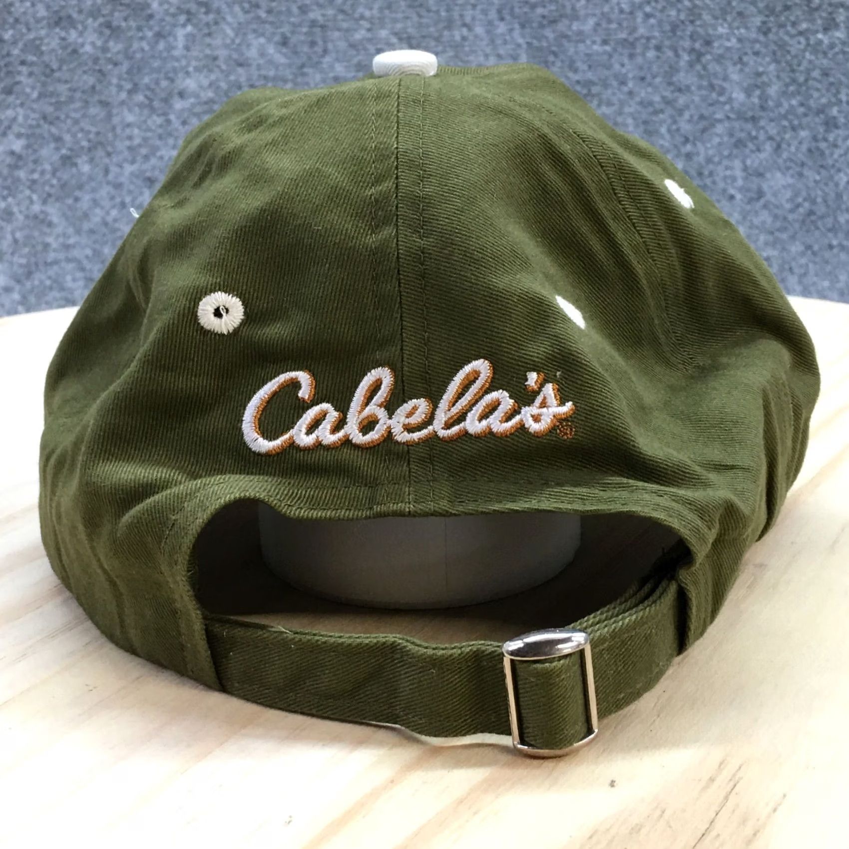 Vintage Cabelas Worlds Foremost Outfitter Baseball Cap - Green Cotton Mens - One Size - Condition: Good - Ships Fast Size ONE SIZE - 6 Thumbnail